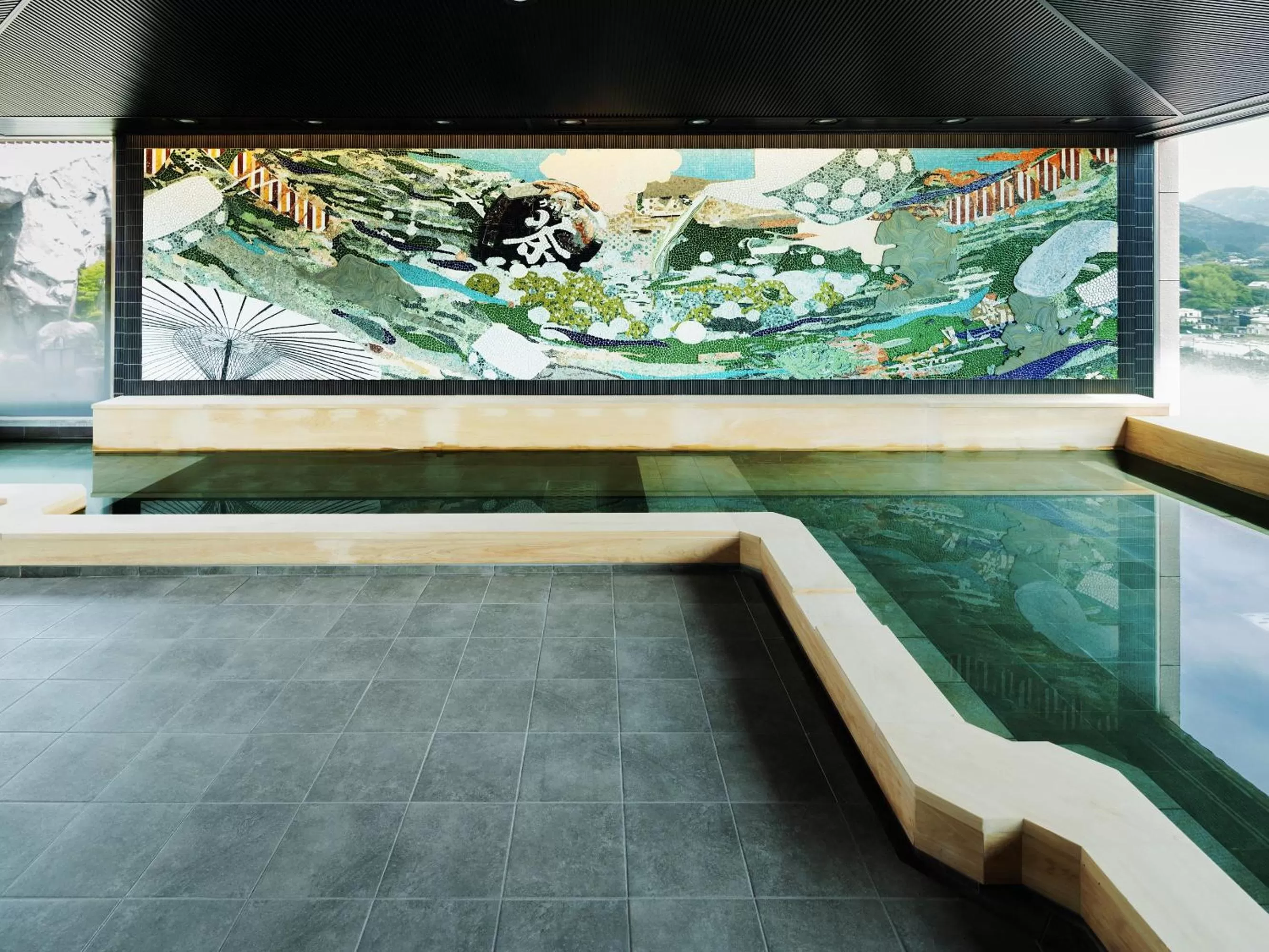 Public Bath in Hotel Sakura Ureshino