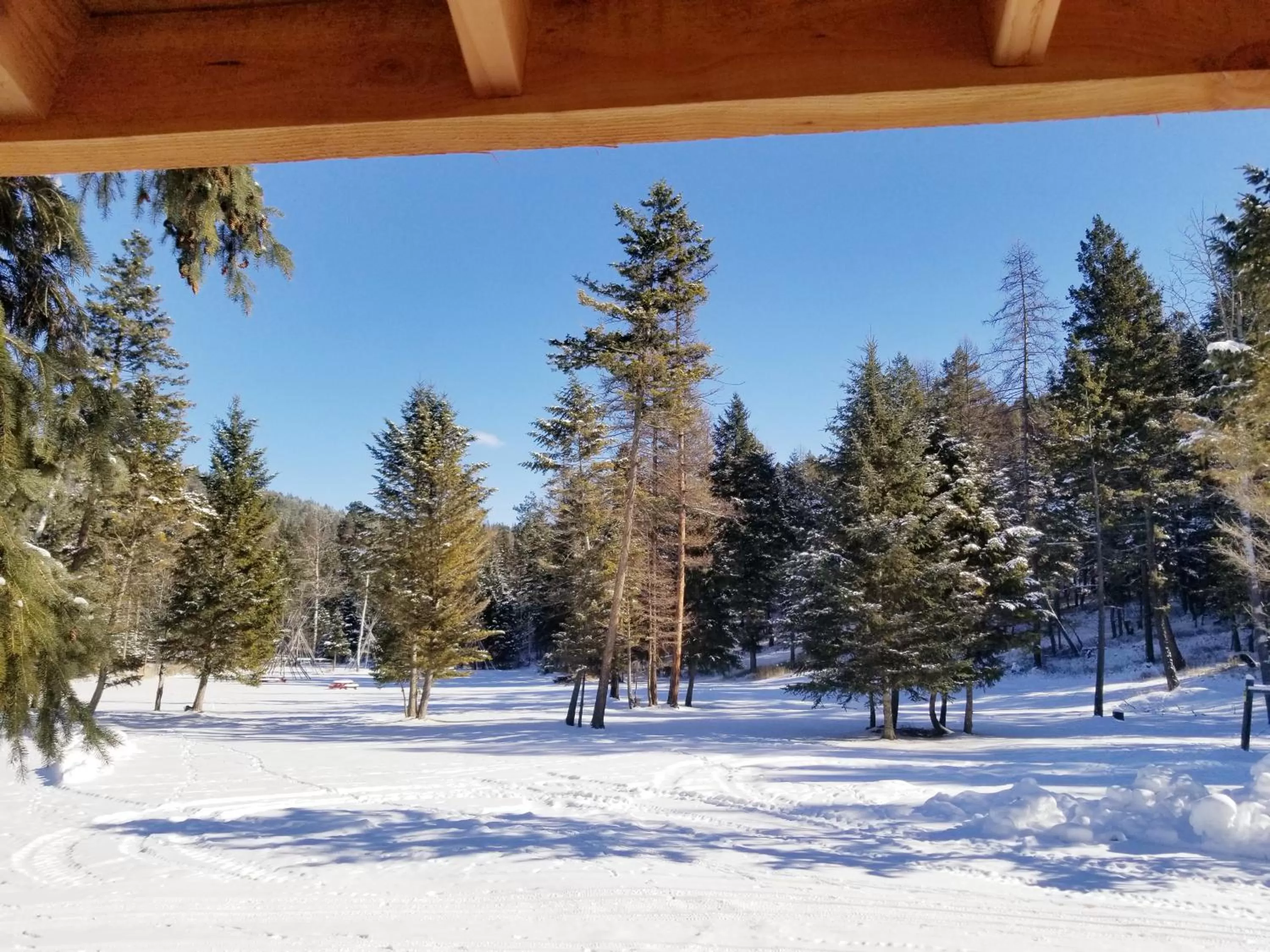 View (from property/room), Winter in Lonesome Dove Ranch