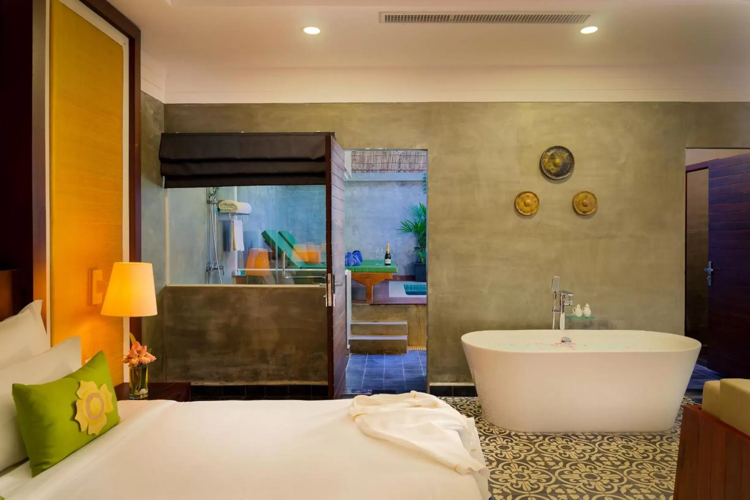 Bedroom, Bathroom in Sabara Angkor Resort & Spa