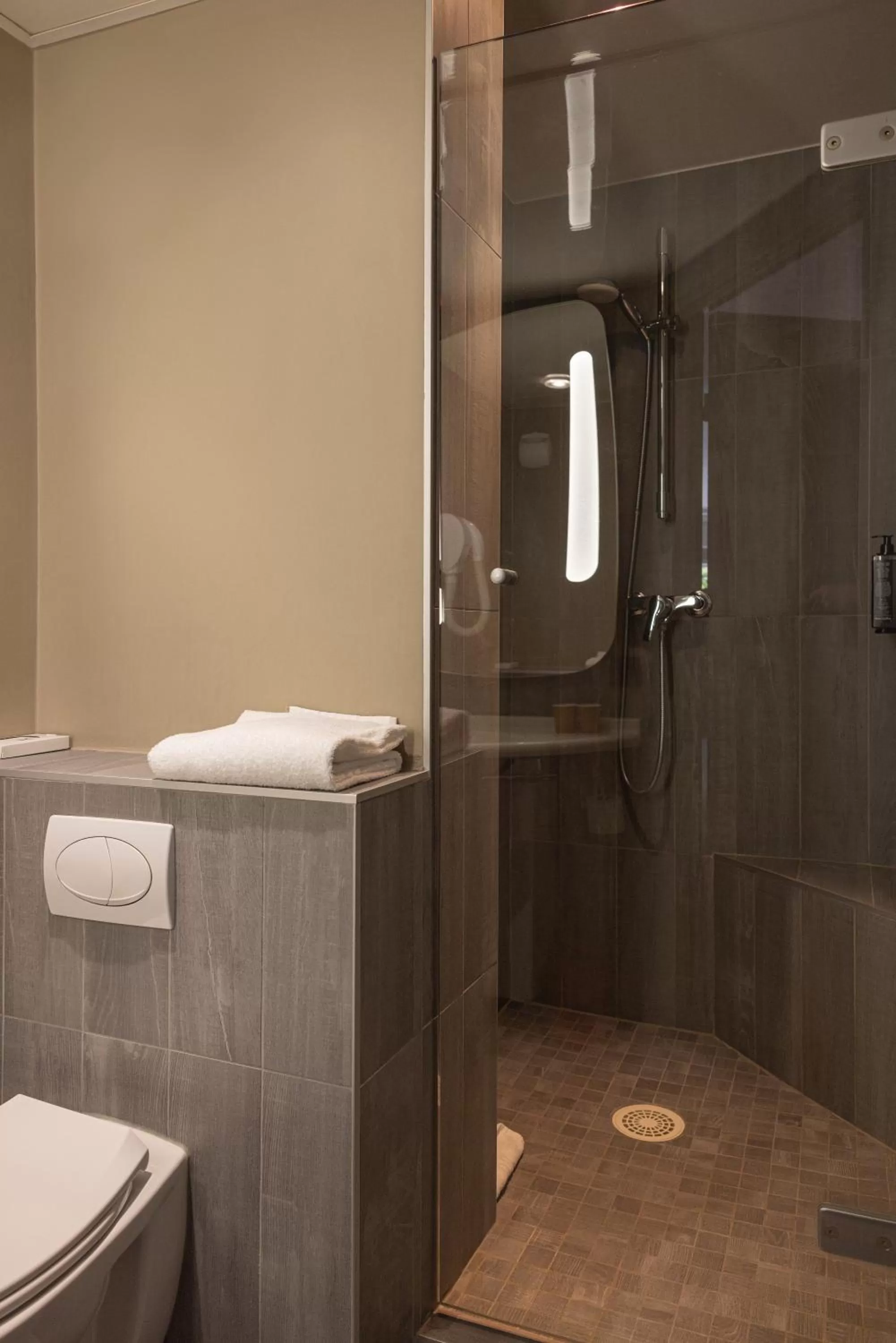 Shower in ibis Lyon Nord