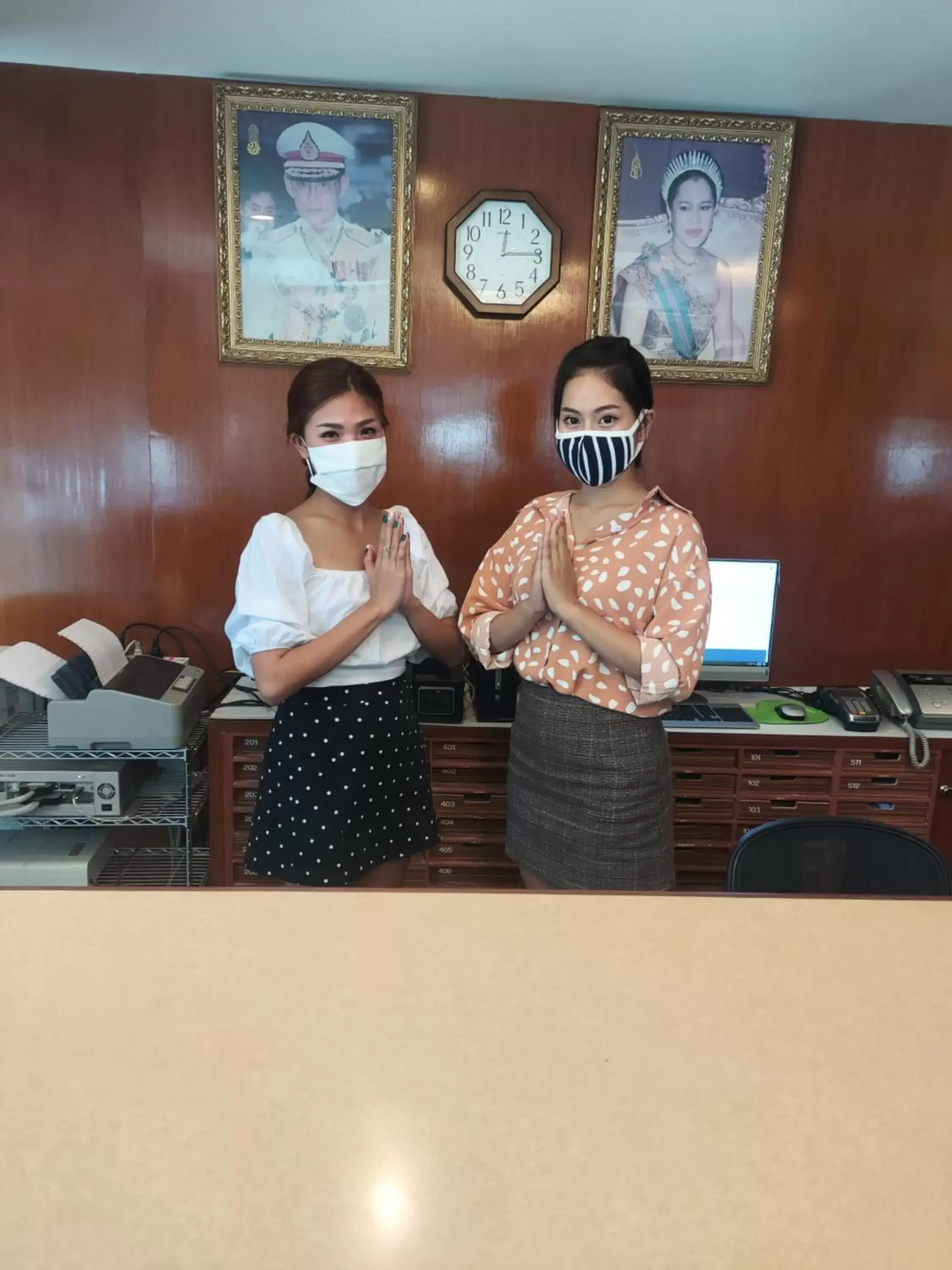 Staff in Siam Palace Hotel