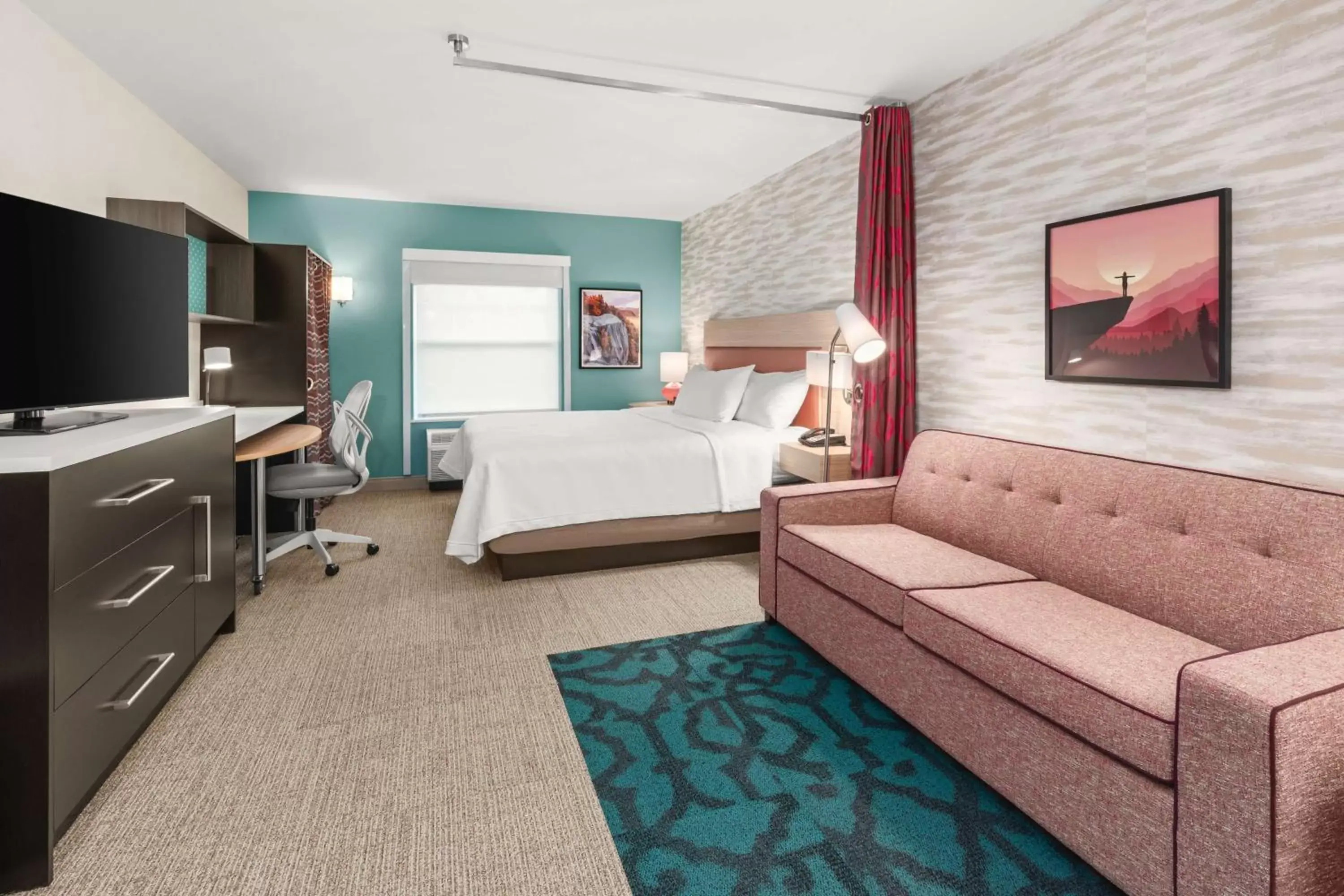 Bedroom, Bed in Home2 Suites By Hilton North Conway, NH Bedroom, Bed in Home2 Suites By Hilton North Conway, NH