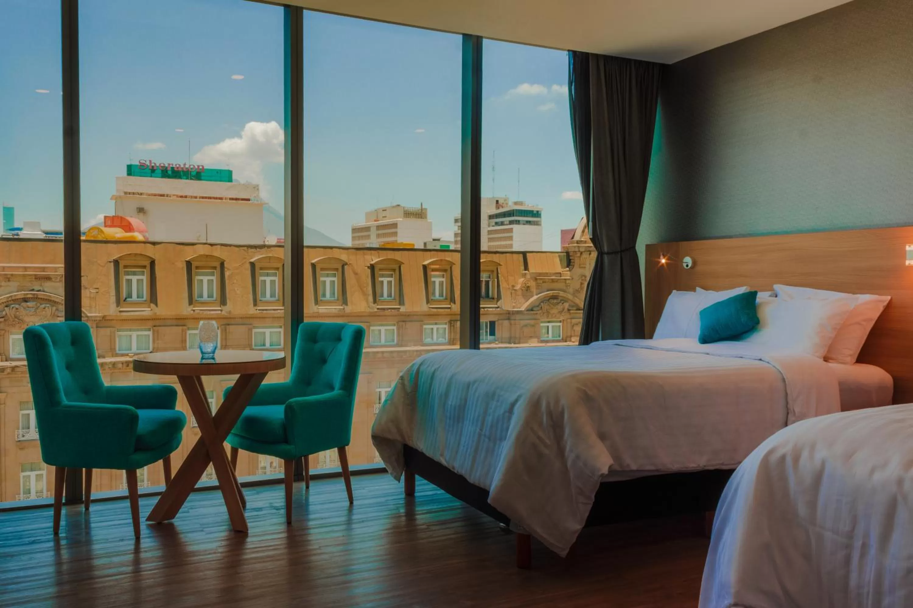 City view, Bed in Hotel Kavia Monterrey