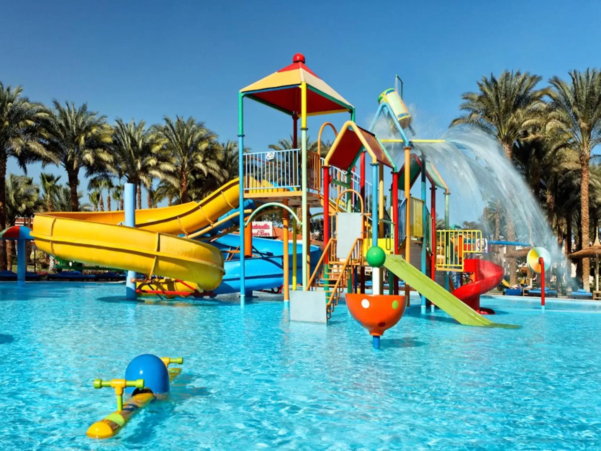Swimming pool, Water Park in Beach Albatros Resort - Hurghada