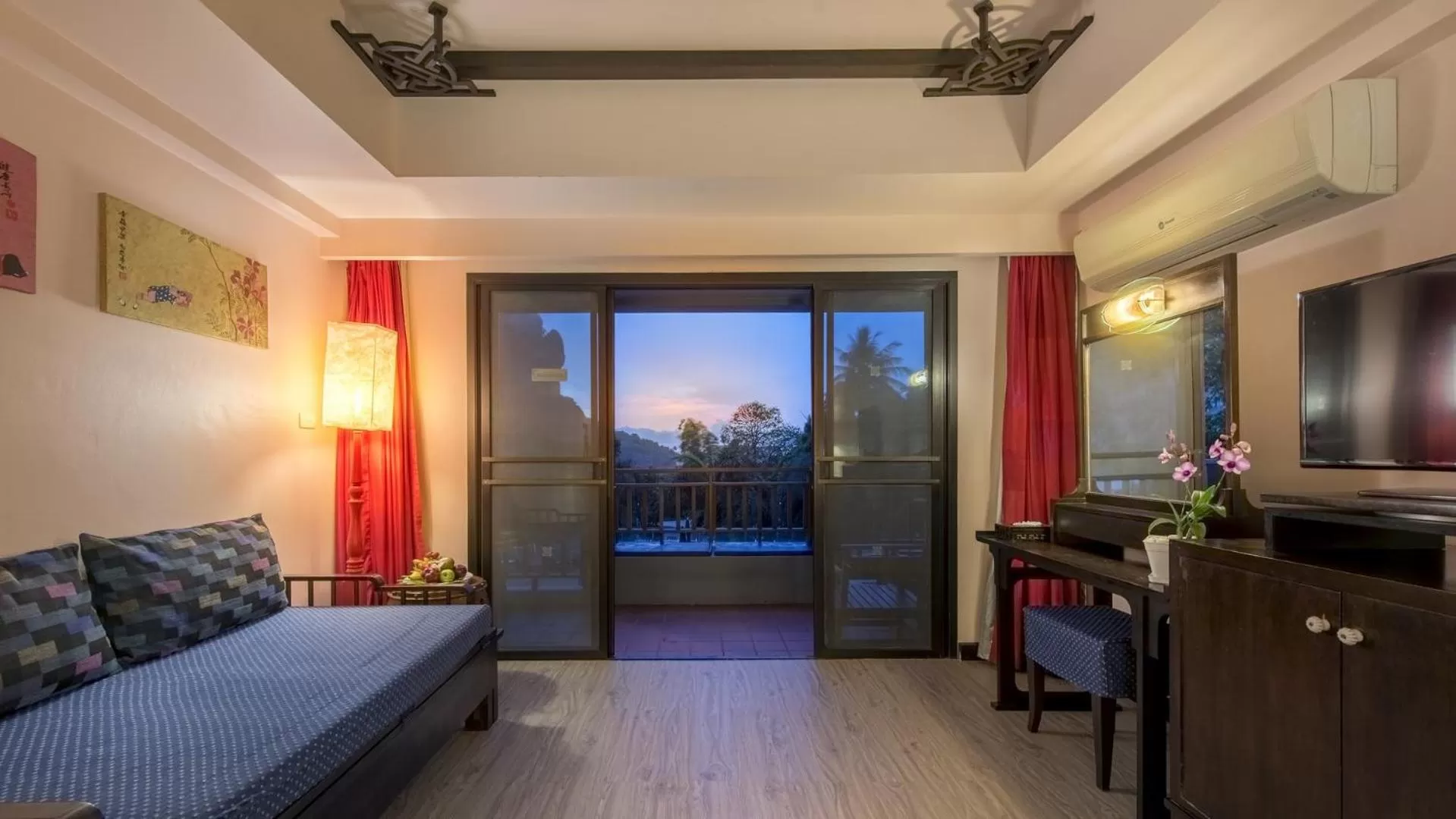 Living room, Bed in Krabi Chada Resort