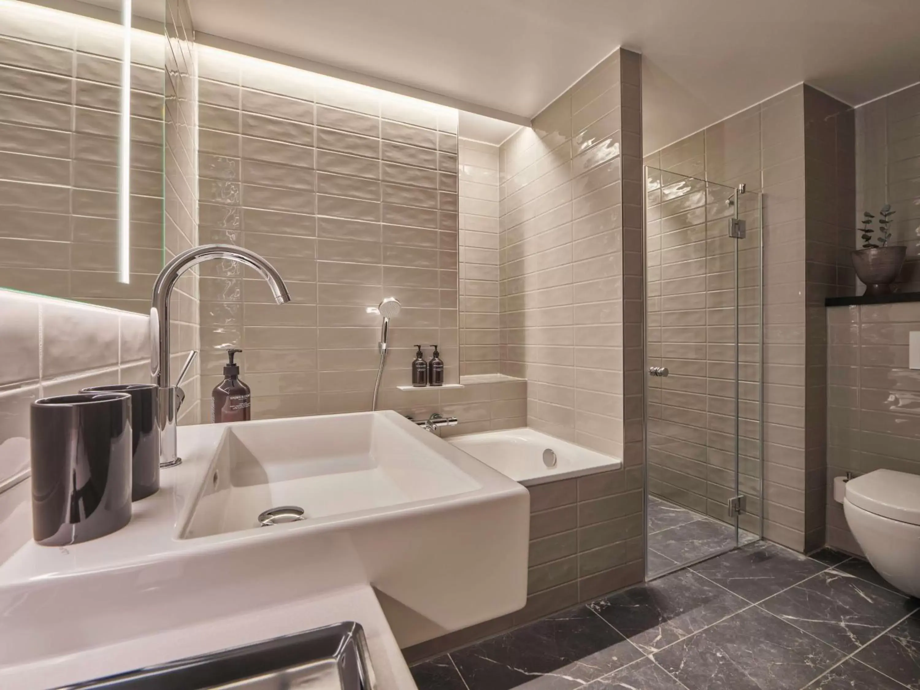 Bathroom in Adina Apartment Hotel Munich