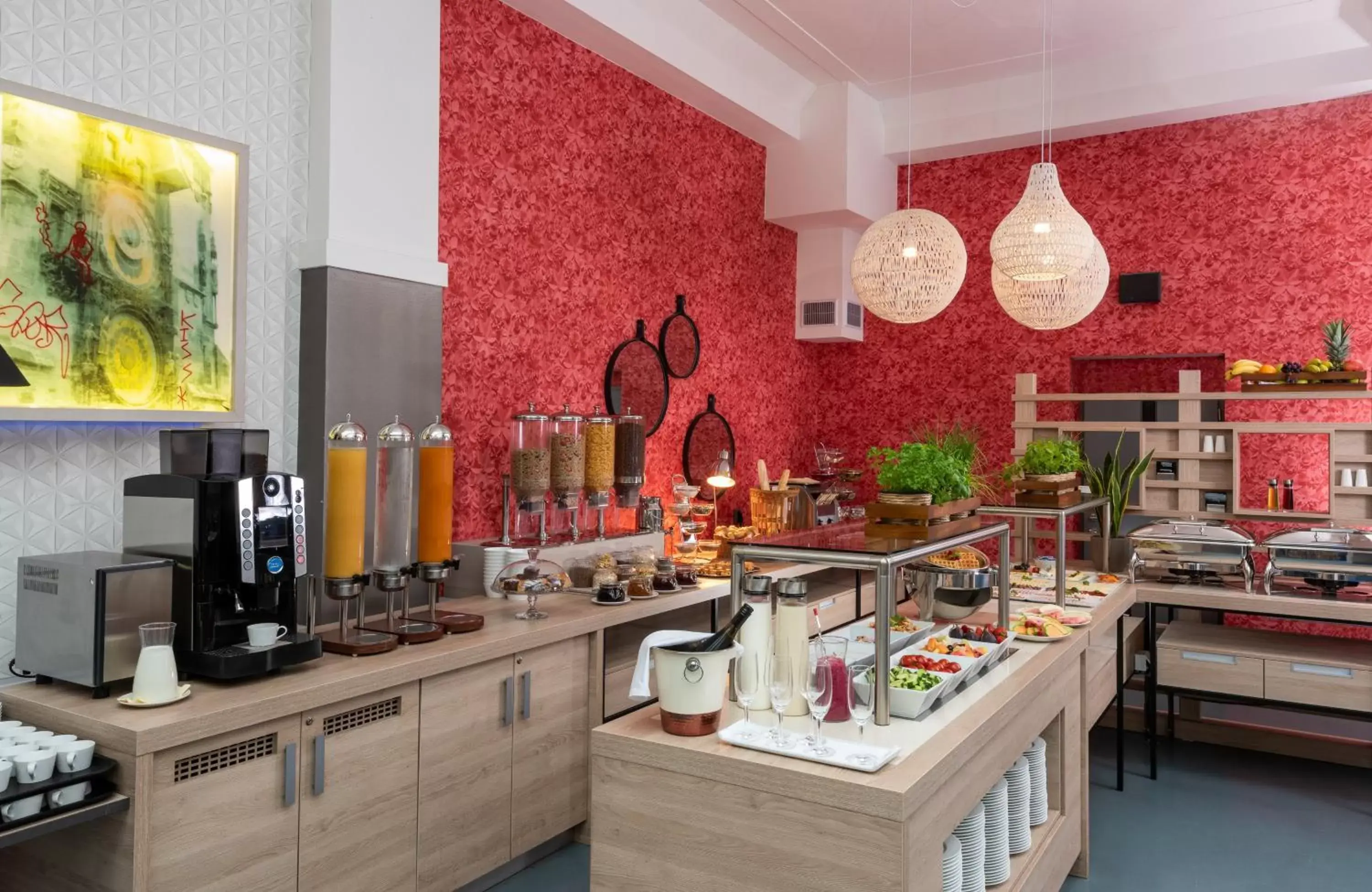 Buffet breakfast, Restaurant/Places to Eat in NYX Hotel Prague by Leonardo Hotels
