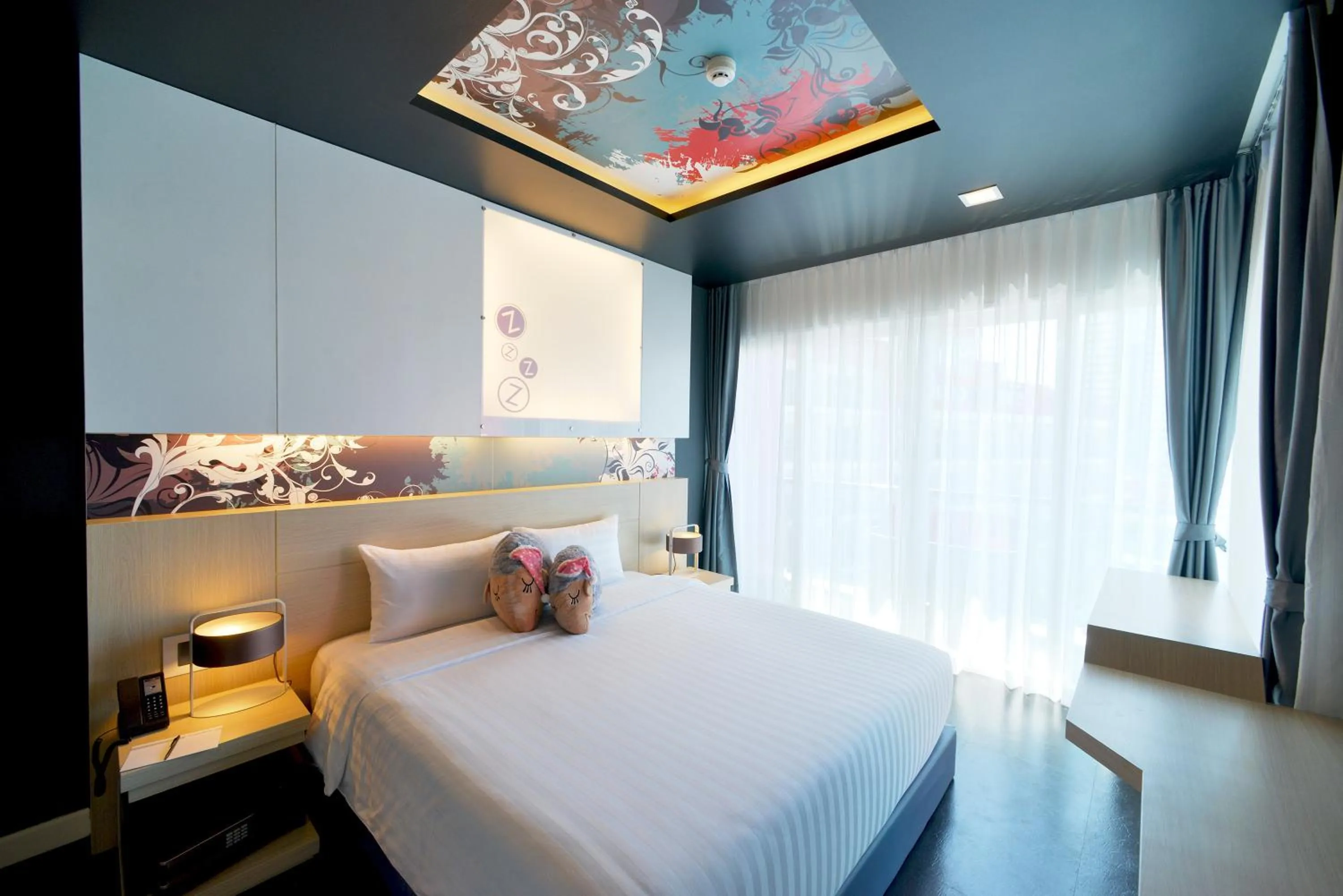 Photo of the whole room, Bed in SLEEP WITH ME HOTEL design hotel @ patong (SHA Plus+)