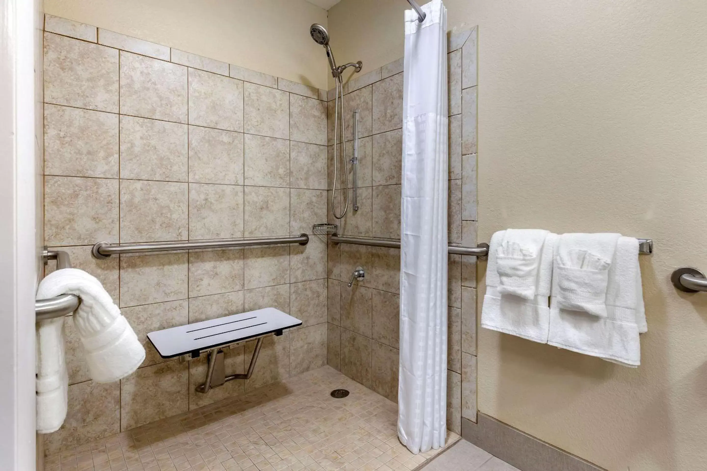 Bathroom in Comfort Inn & Suites Spring Lake - Fayetteville Near Fort Liberty