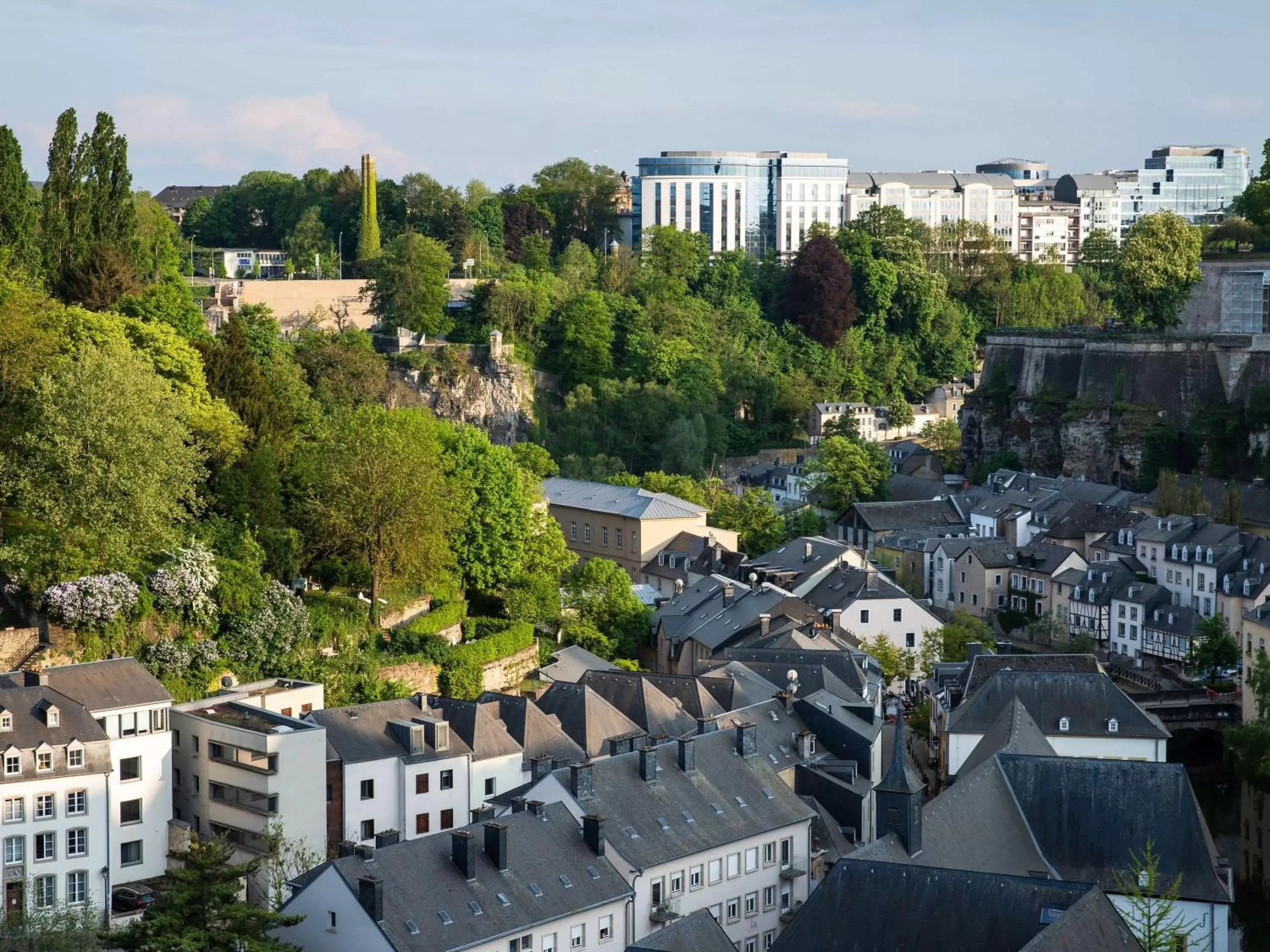 Property building, Bird's-eye View in Sofitel Luxembourg Le Grand Ducal