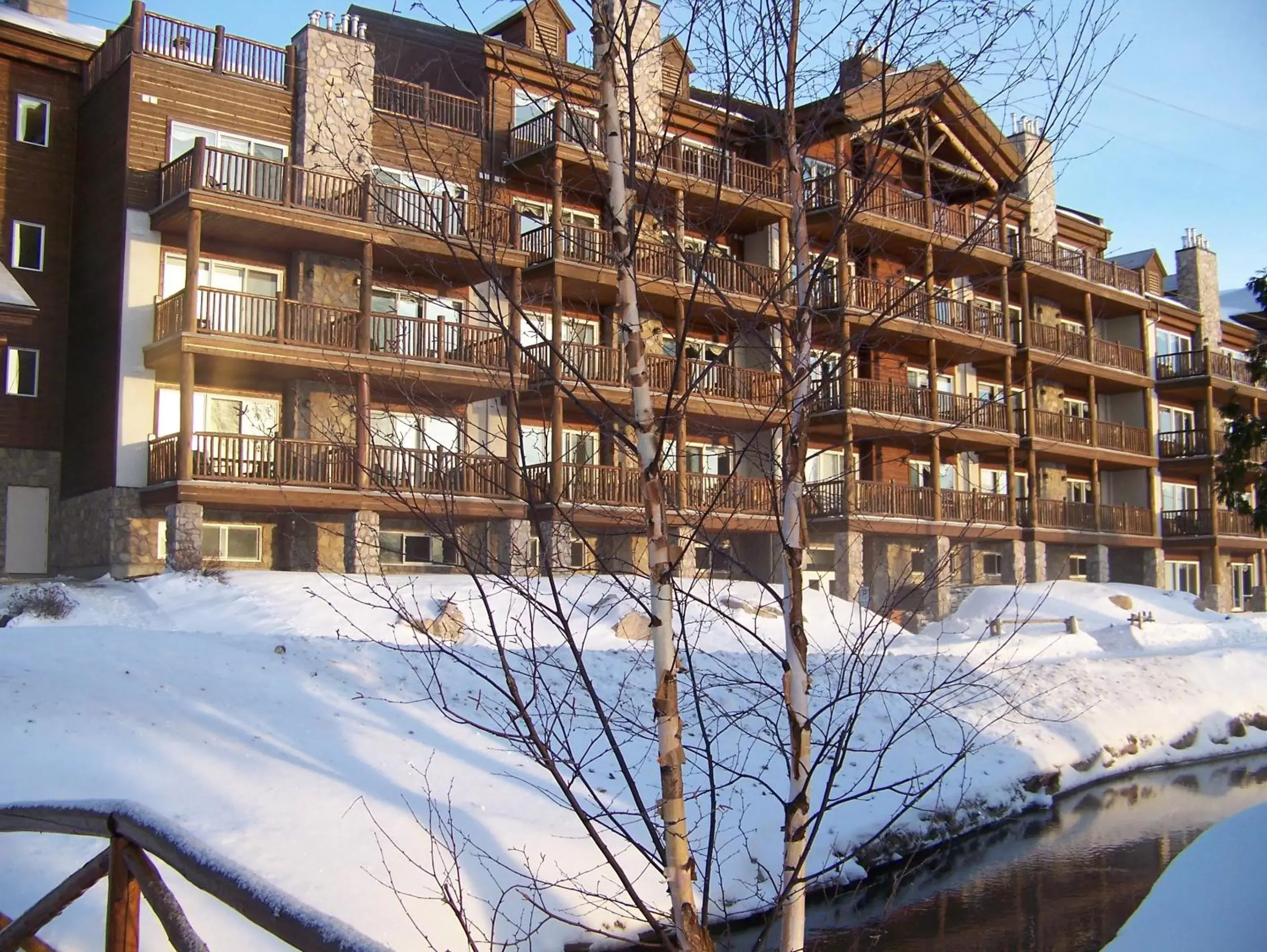 Property building, Winter in Le Grand Lodge Mont Tremblant