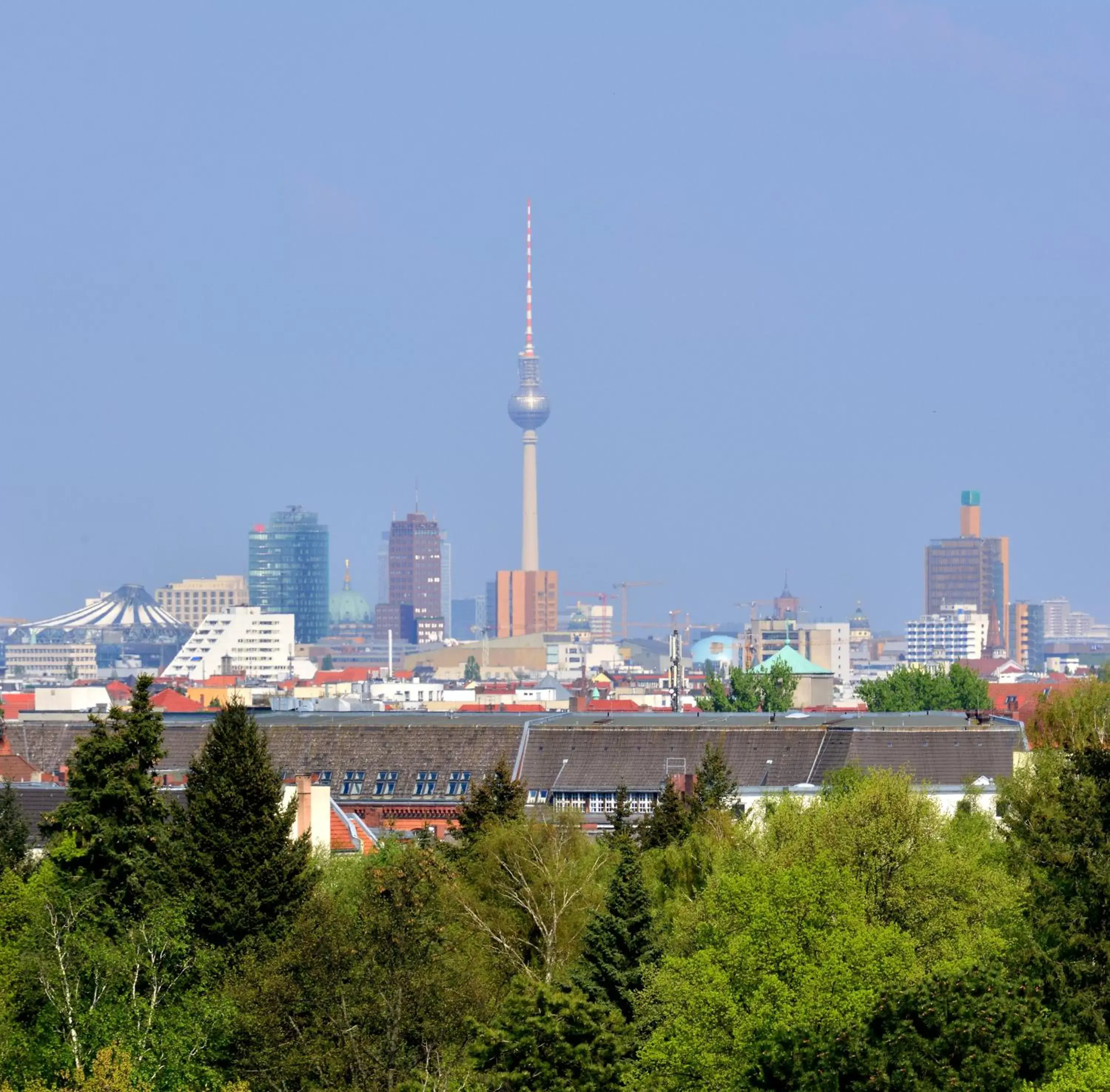 Landmark view in enjoy hotel Berlin City Messe