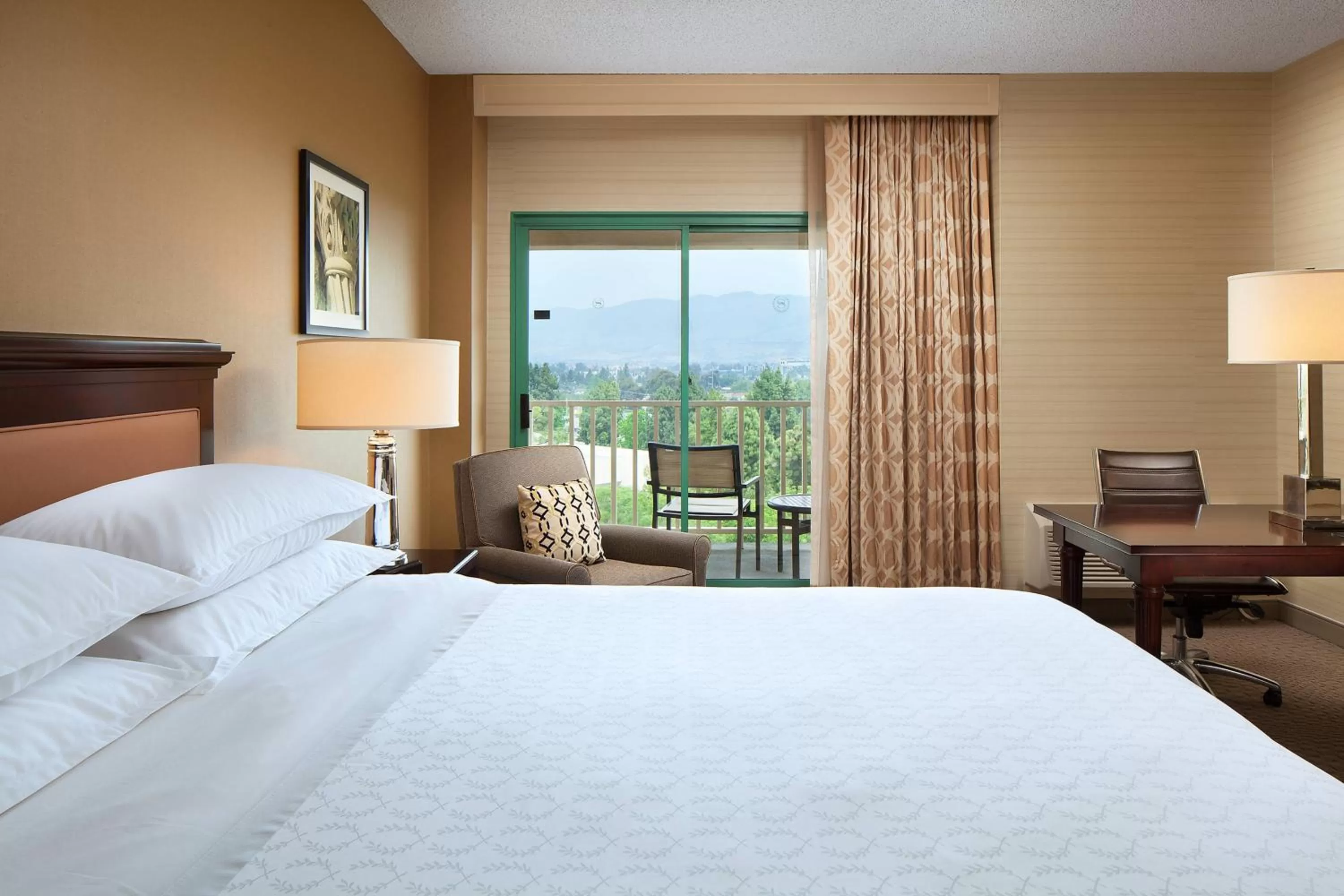 Photo of the whole room, Bed in Sheraton San Jose Silicon Valley