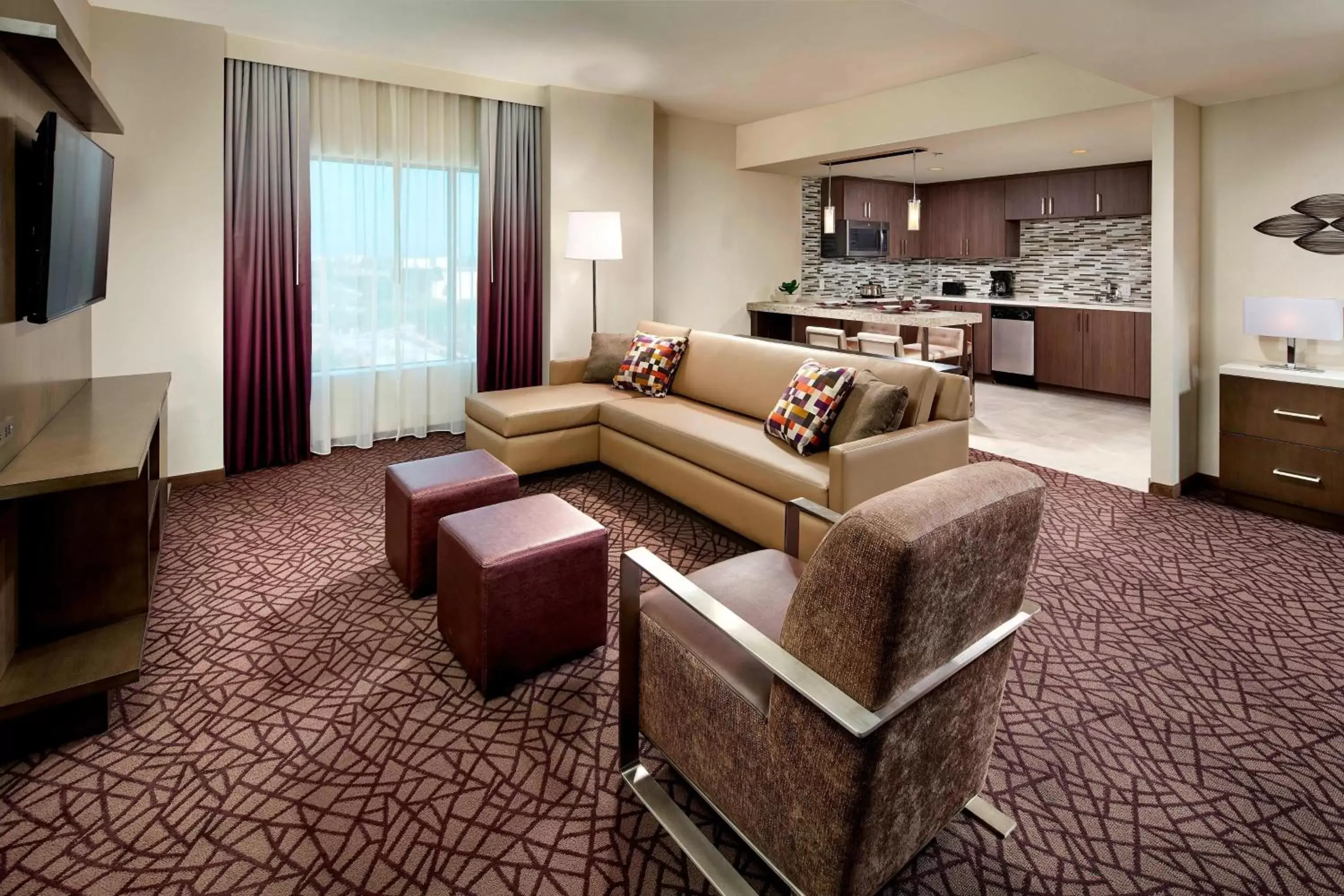 Bedroom, Seating Area in Residence Inn by Marriott at Anaheim Resort/Convention Center