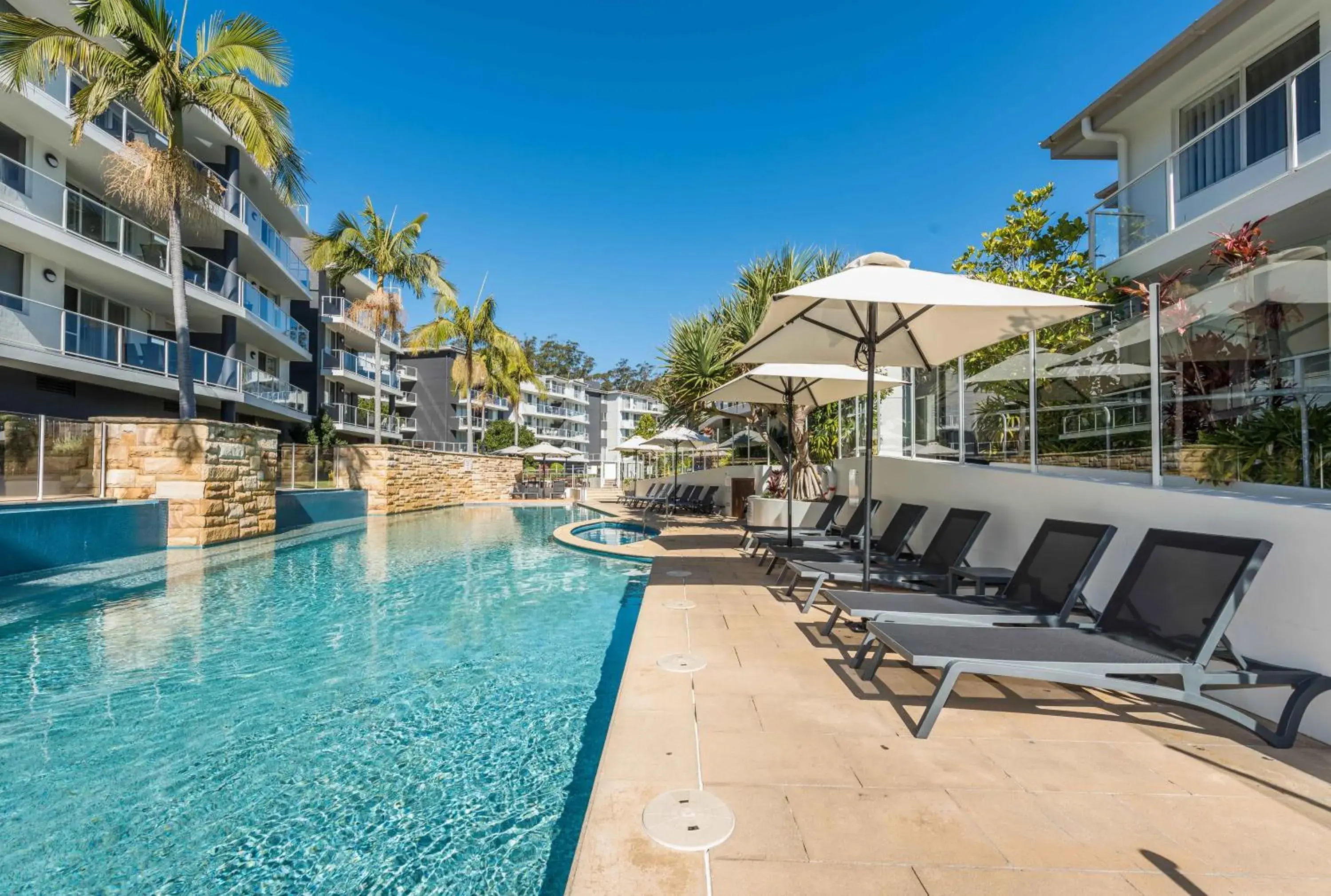 Property building, Swimming Pool in Mantra Nelson Bay