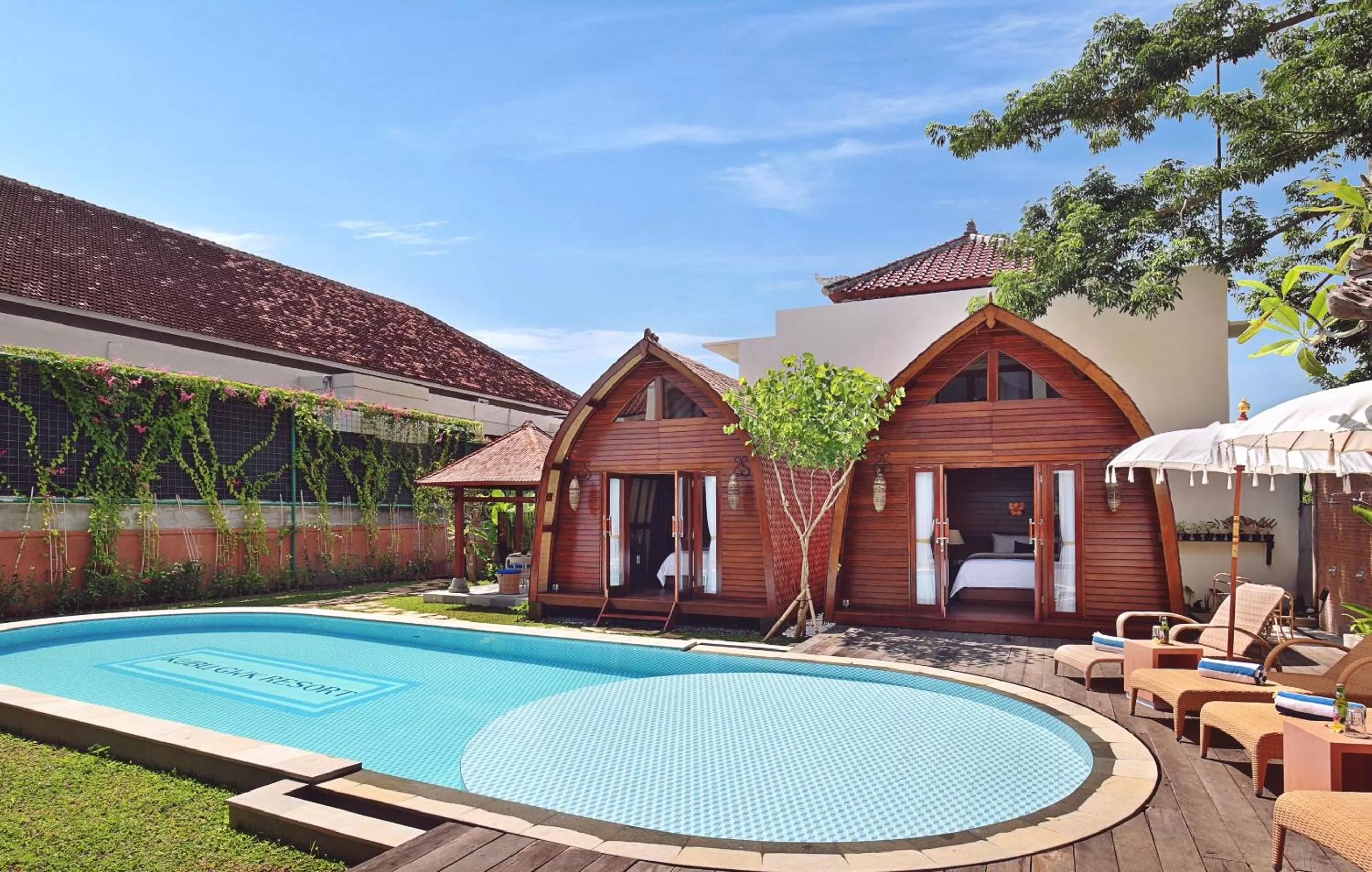 Swimming pool in Kubu GWK Resort