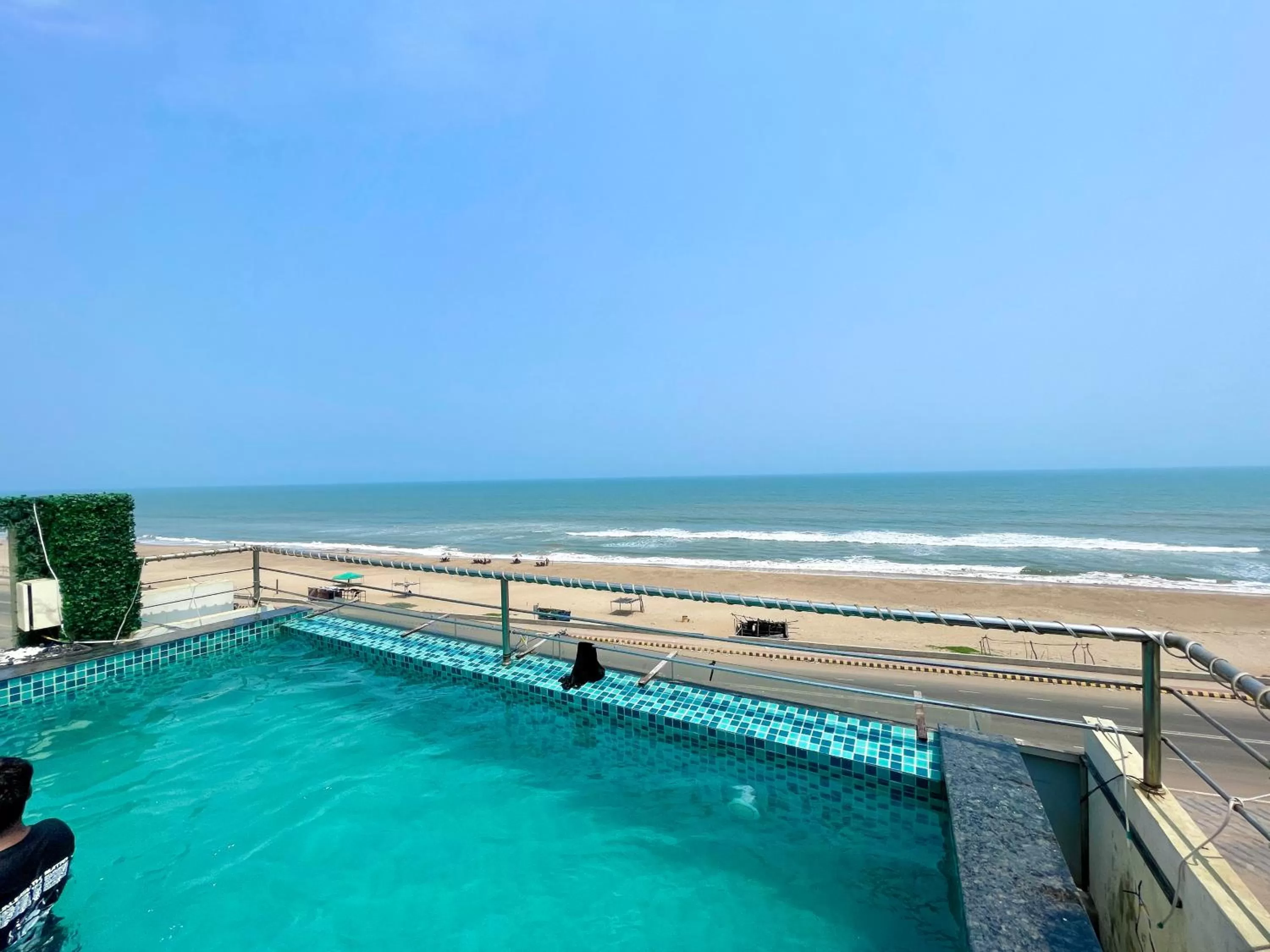 Day, Swimming Pool in Hotel TBS sea view ! Puri