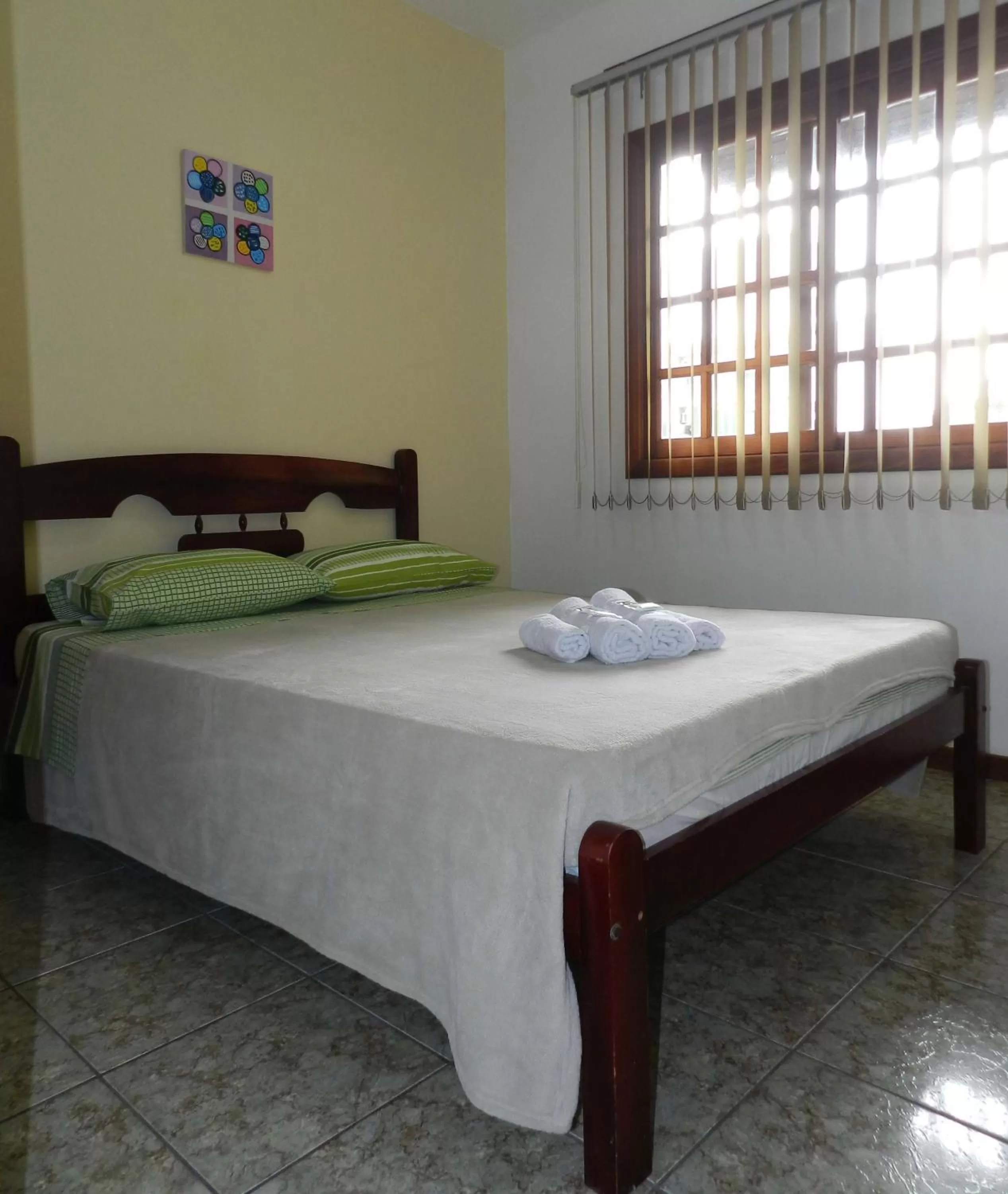 Bed in Pousada Baleia Franca Canasvieiras