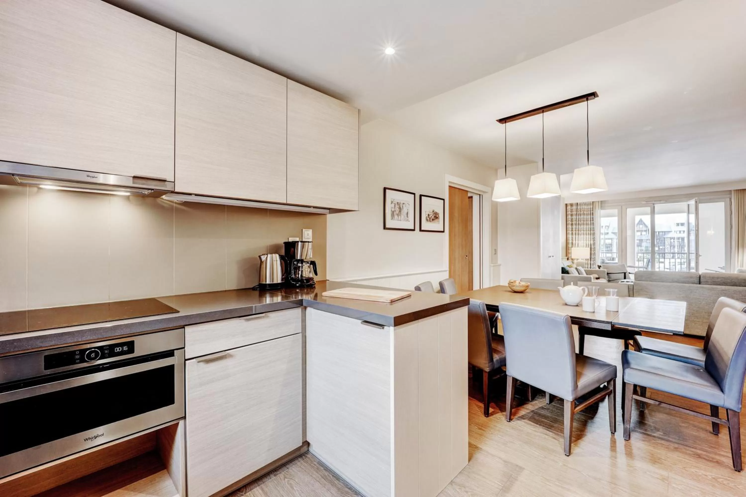 Coffee/tea facilities in Résidence Pierre & Vacances Premium Presqu'Ile de la Touques