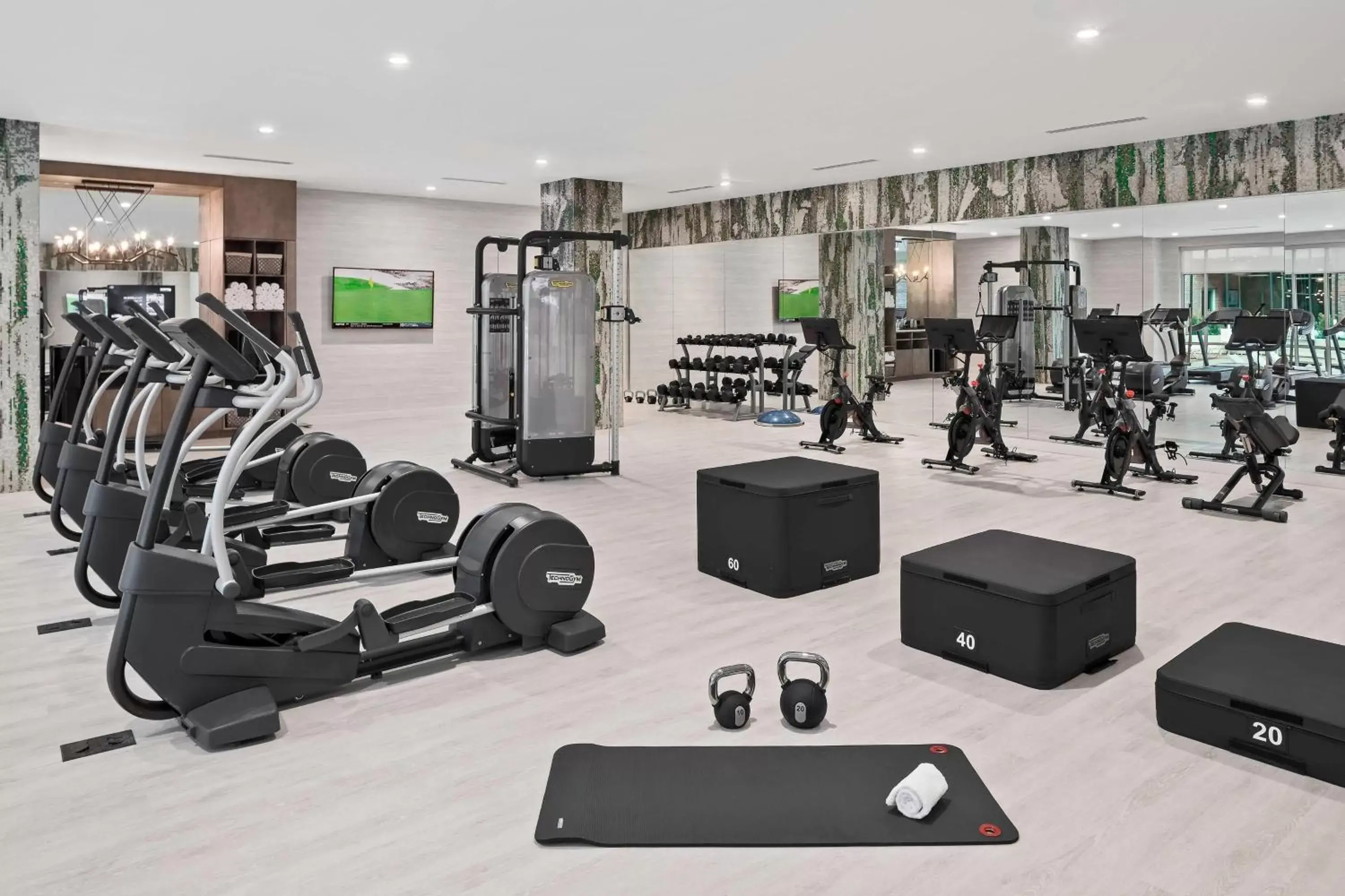 Fitness centre/facilities, Fitness Center/Facilities in Residence Inn by Marriott Greenville Downtown