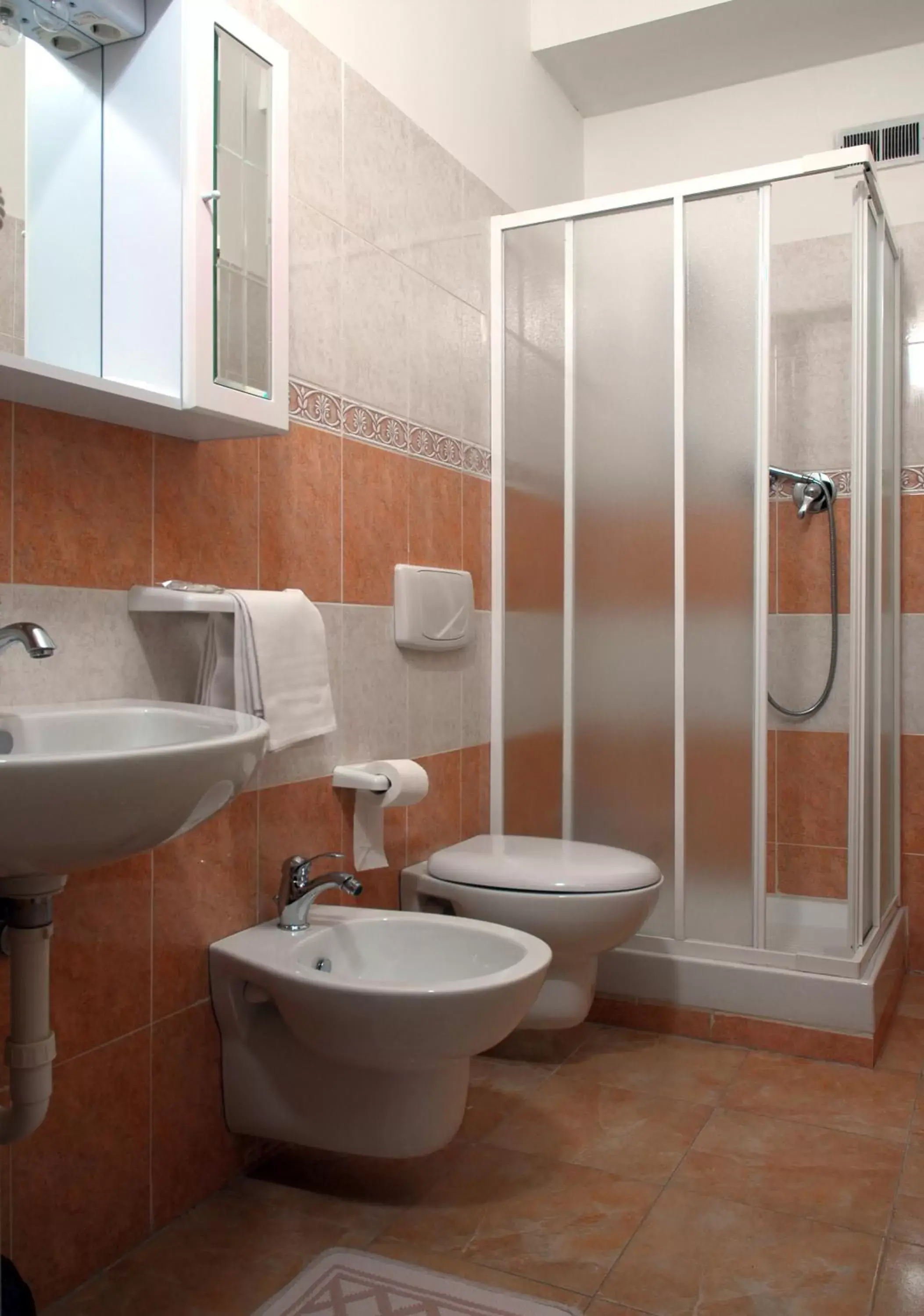 Shower, Bathroom in Hotel Michelangelo