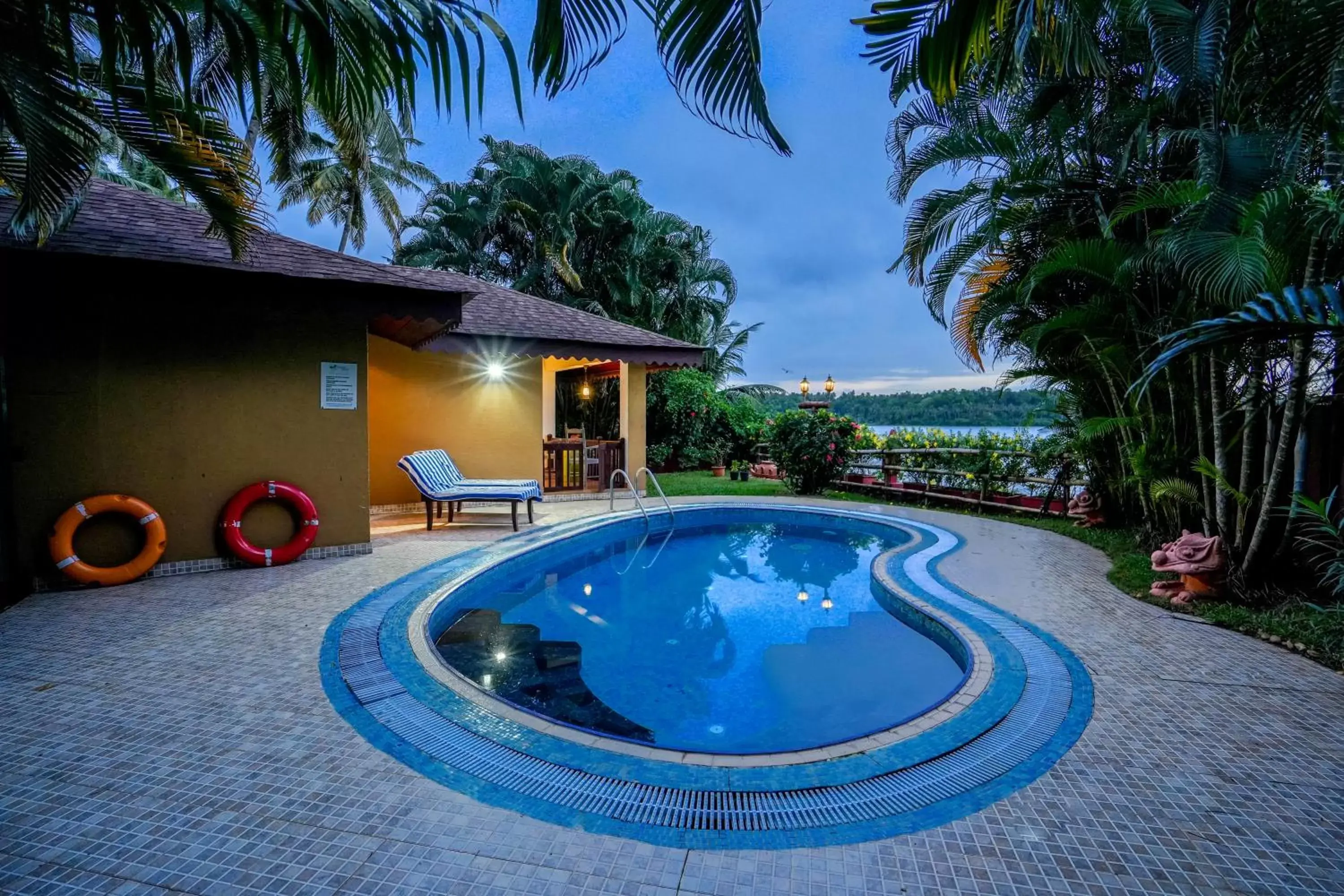 Pool view, Swimming Pool in Fragrant Nature Backwater Resort & Ayurveda Spa Kollam
