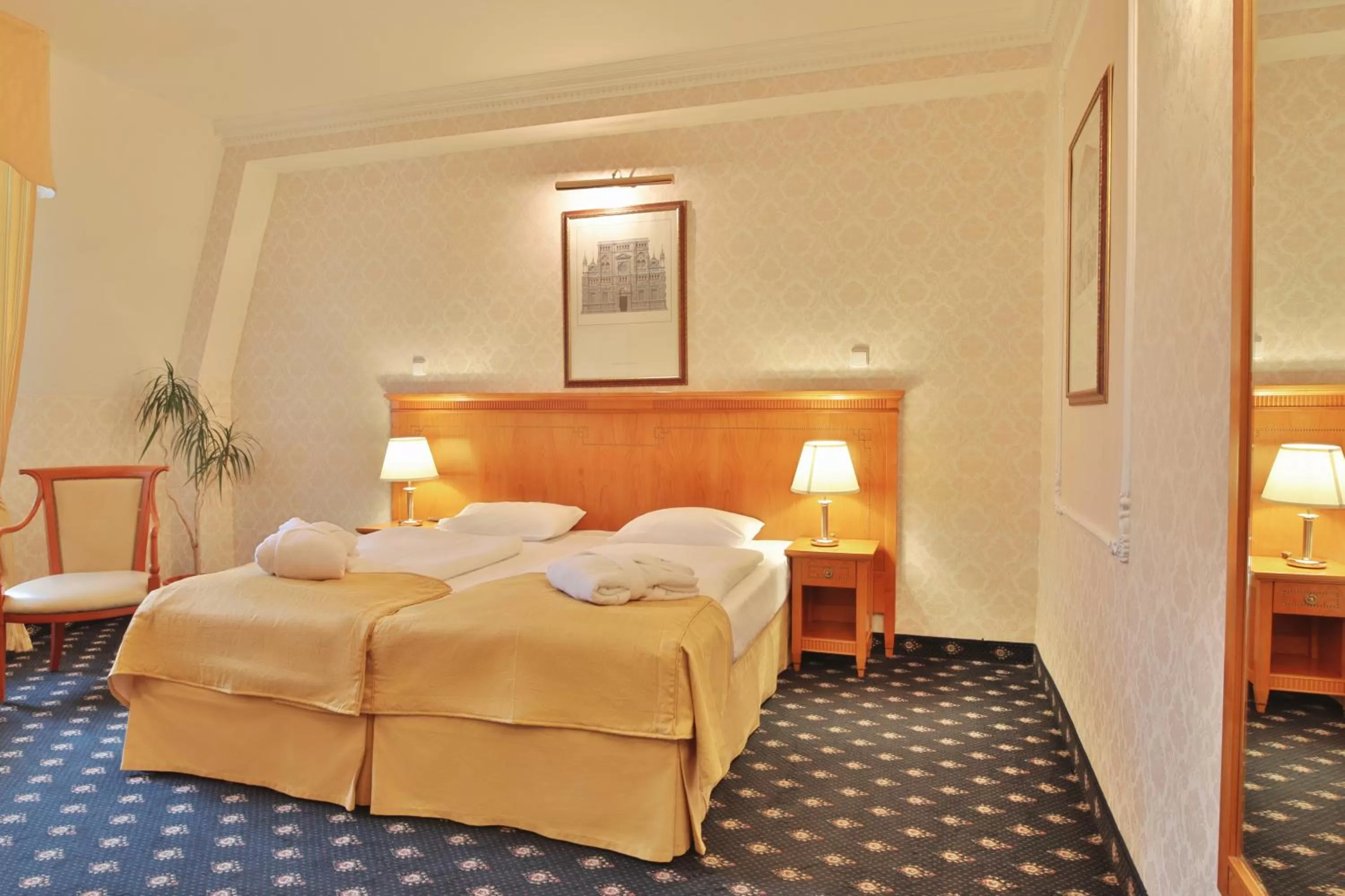 Bedroom, Bed in Belvedere Wellness Hotel