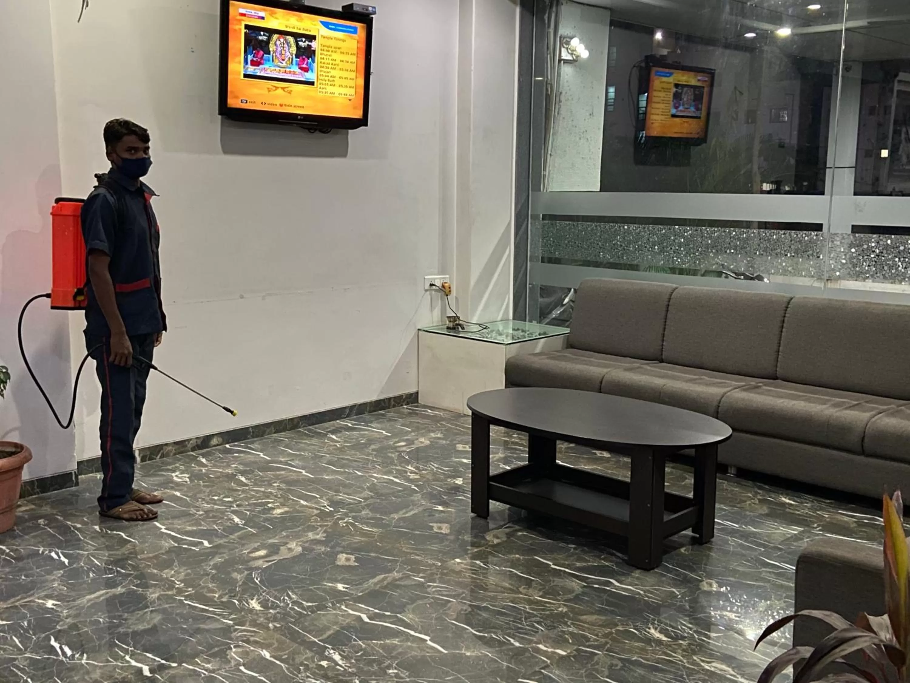 Lobby or reception in Hotel Sai Bansi