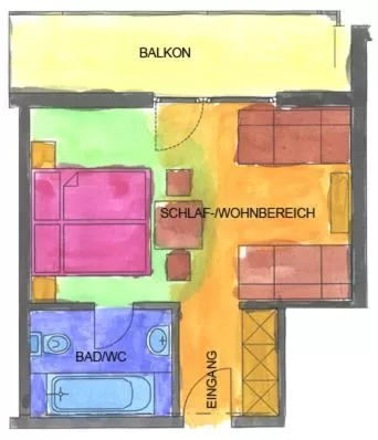 Floor plan in Das Lafairs
