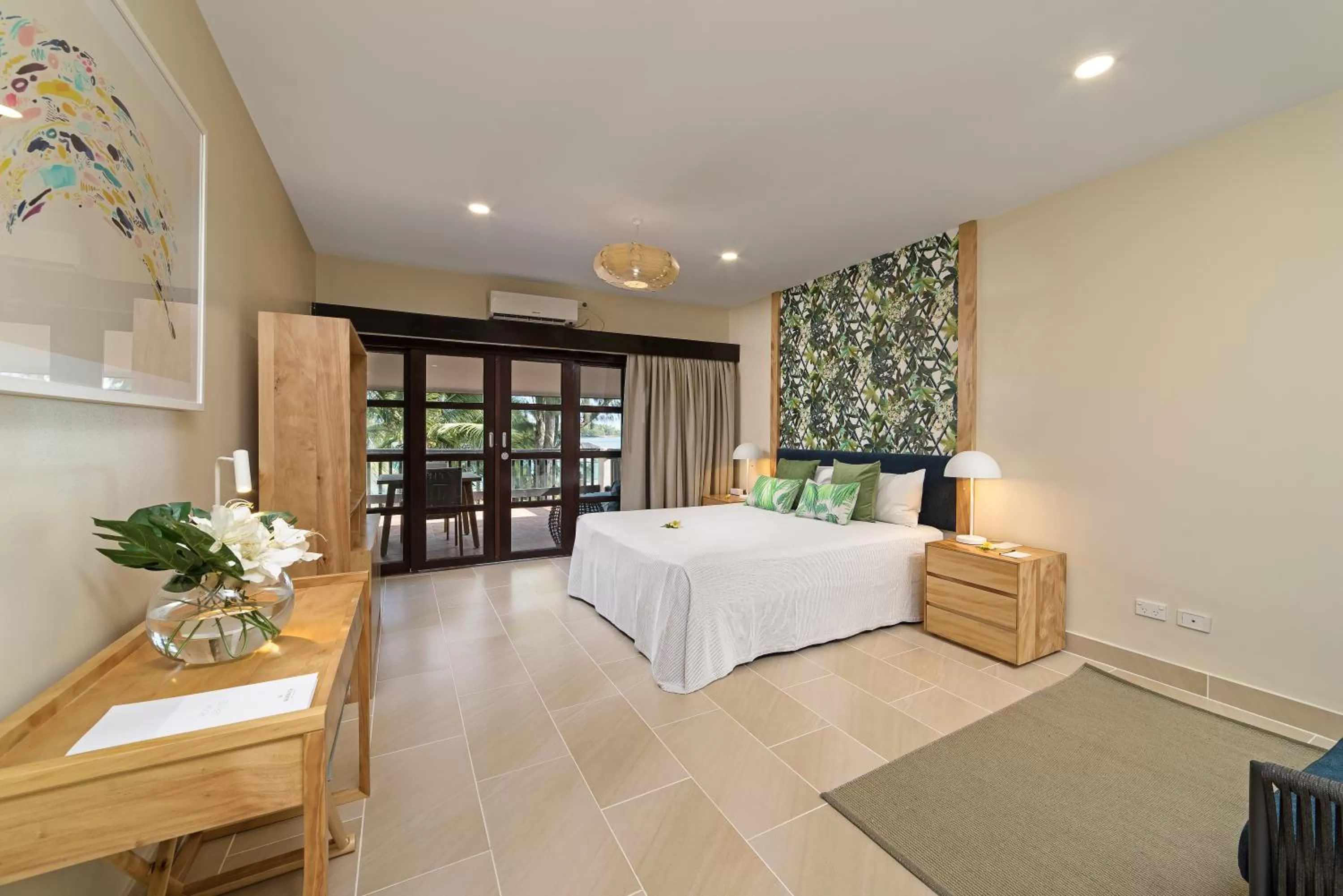 Bed in Warwick Le Lagon Resort & Spa, Vanuatu