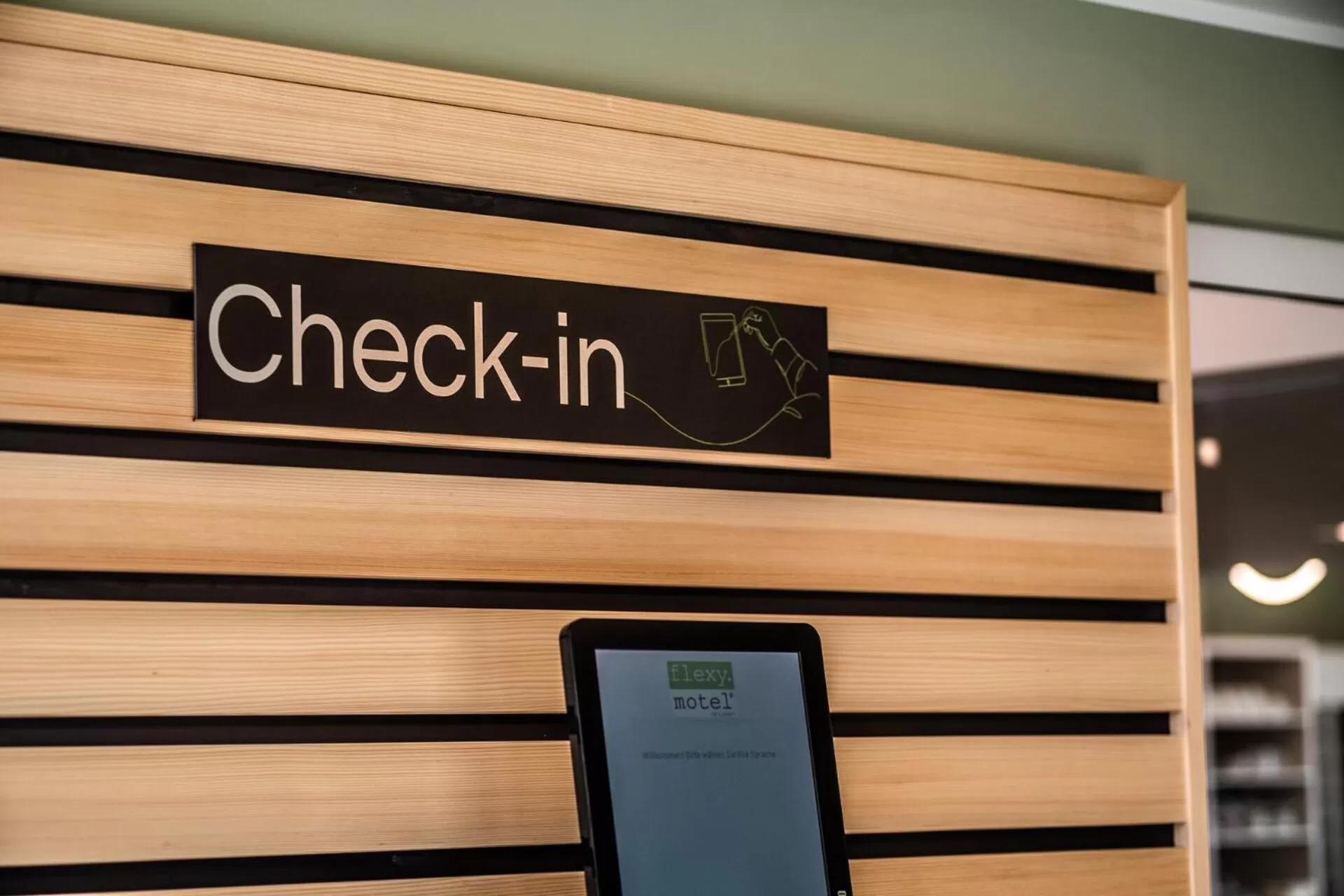 Lobby or reception in flexymotel Spielberg