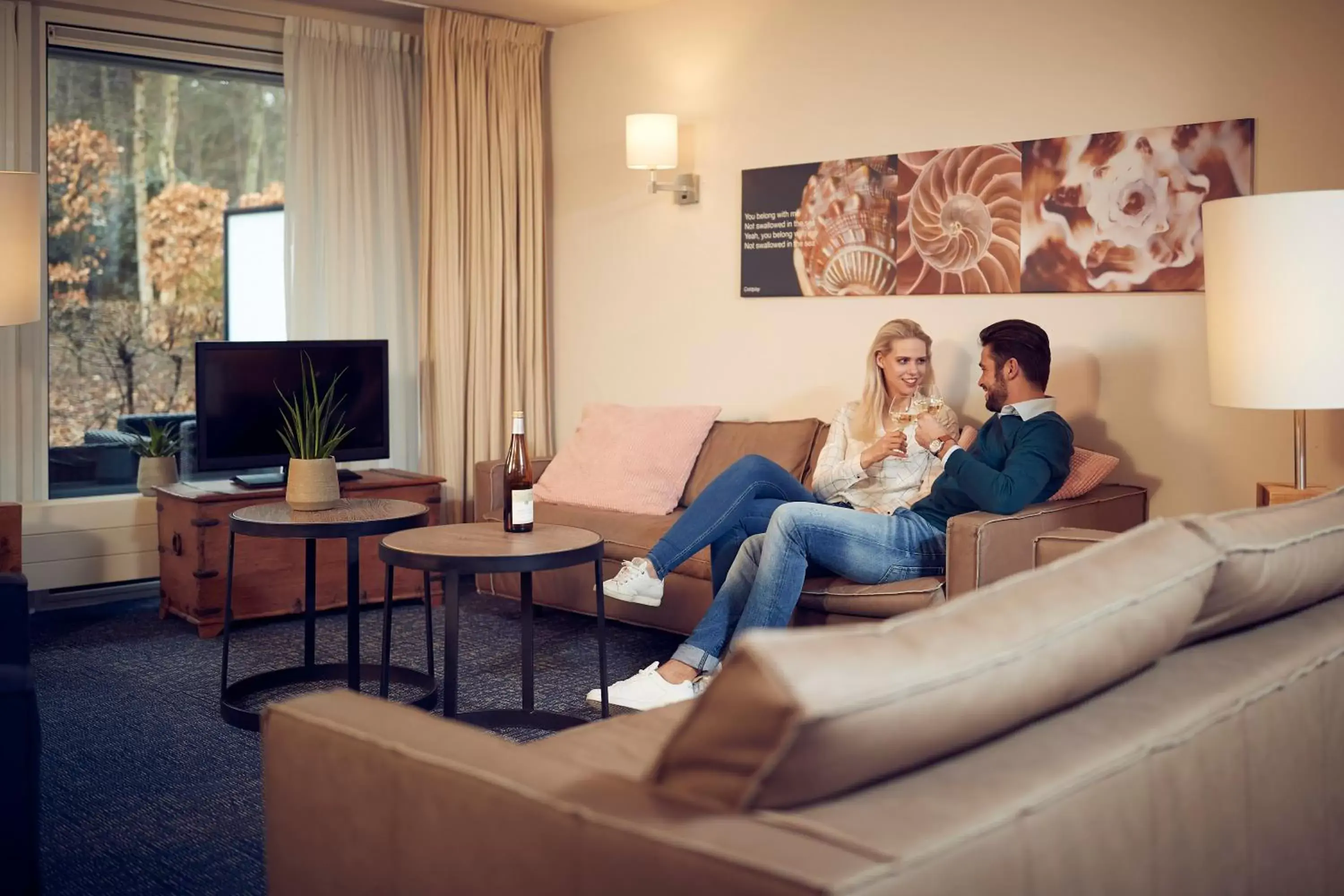 Living room in WestCord ApartHotel Boschrijck