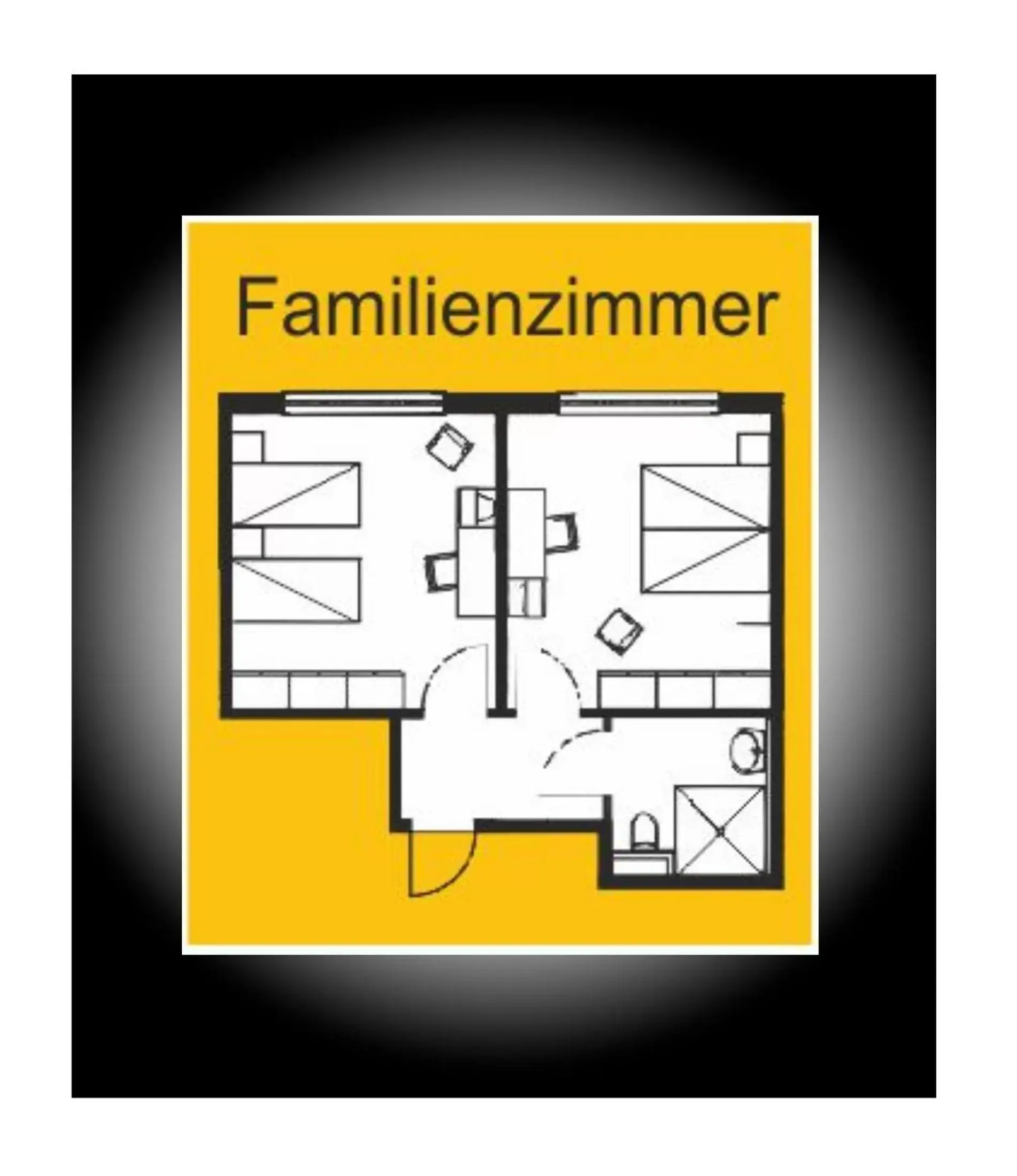 bunk bed, Floor Plan in Nashira Kurpark Hotel -100 prozent barrierefrei-