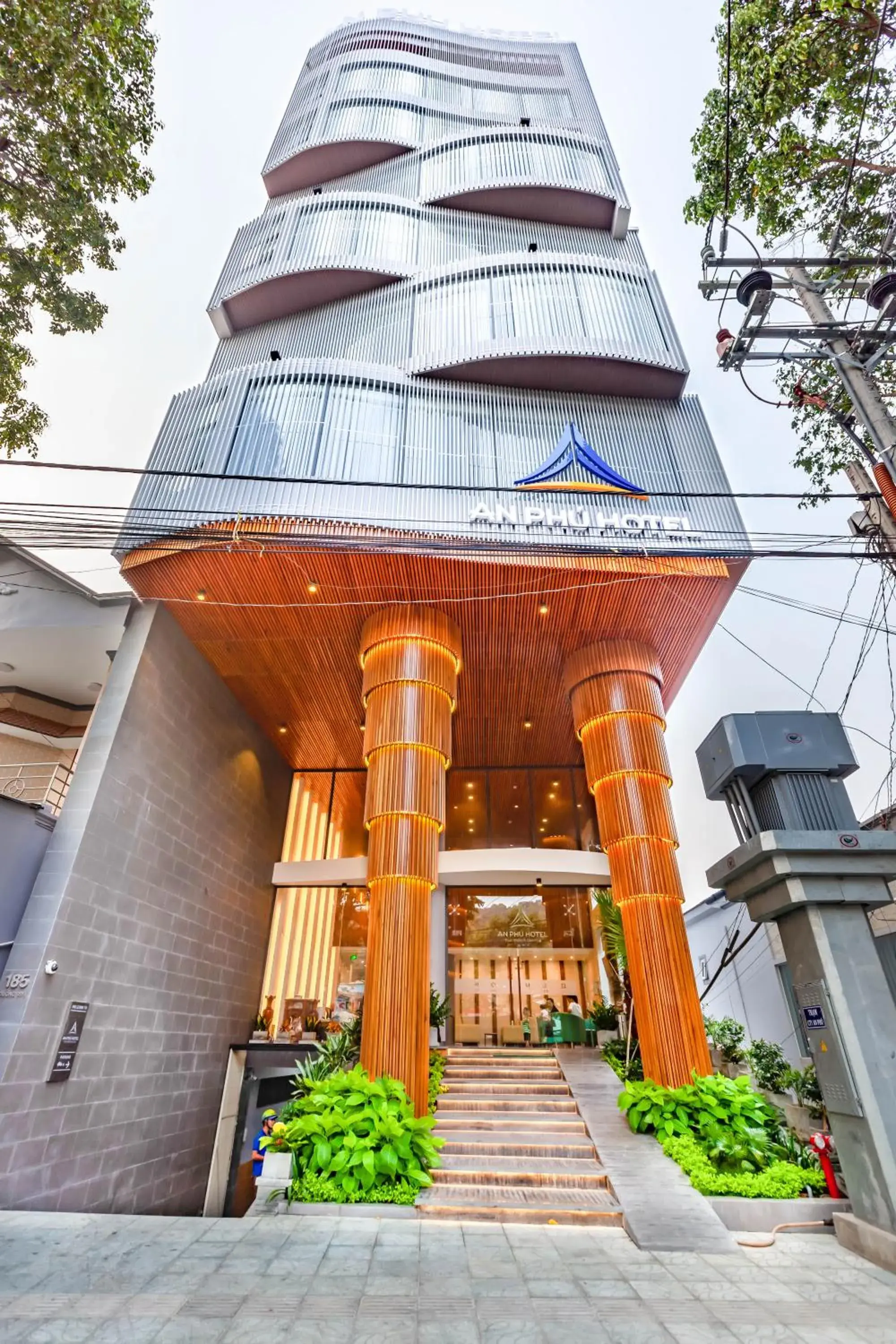 Facade/entrance, Property Building in An Phu Hotel