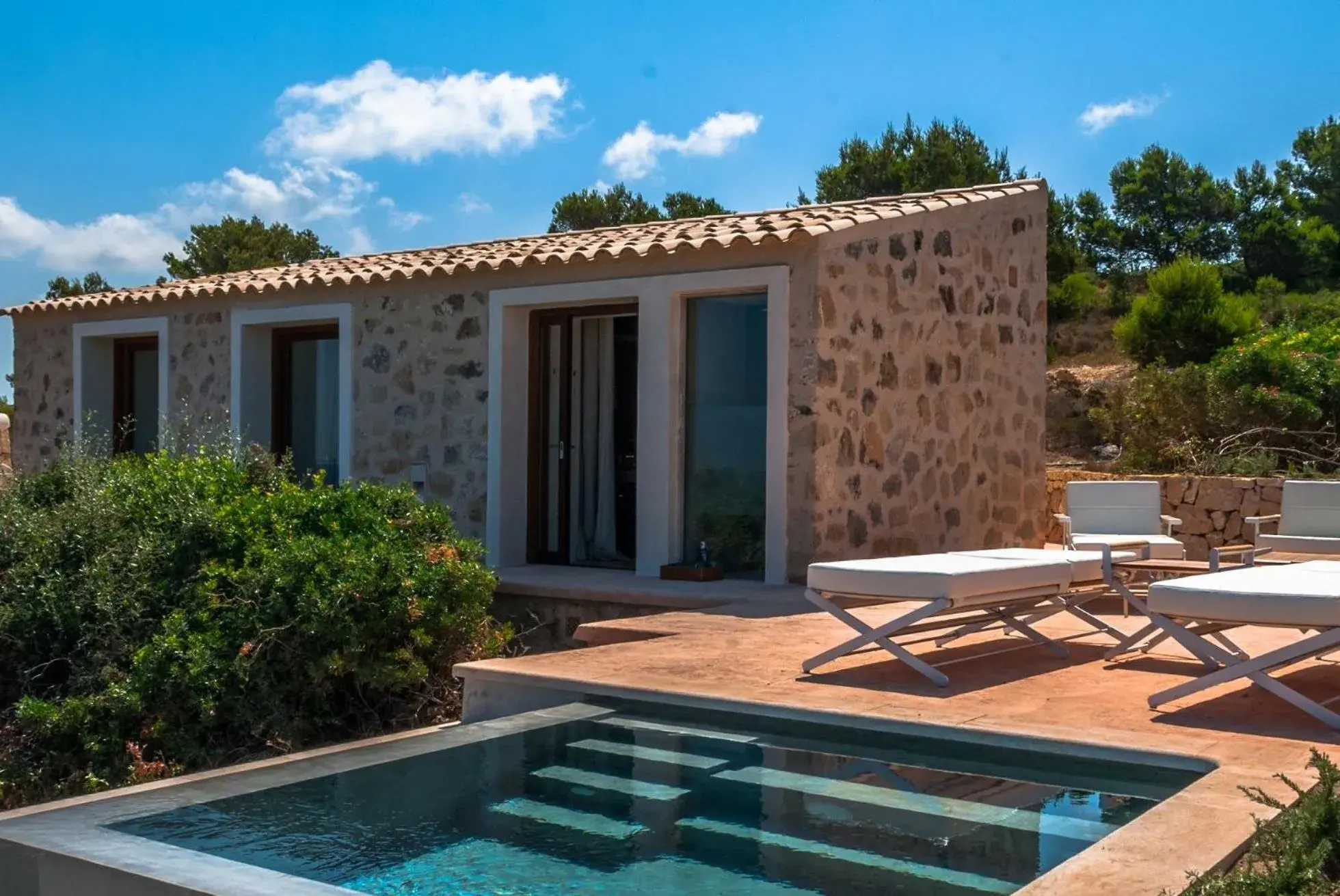 Balcony/Terrace, Swimming Pool in Cap Rocat, a Small Luxury Hotel of the World