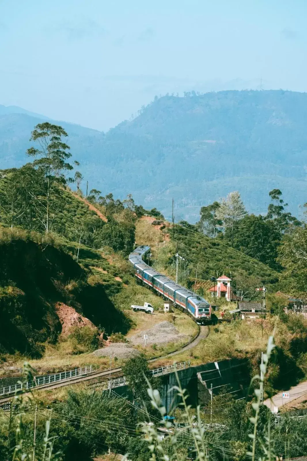 Natural Landscape in The Train View