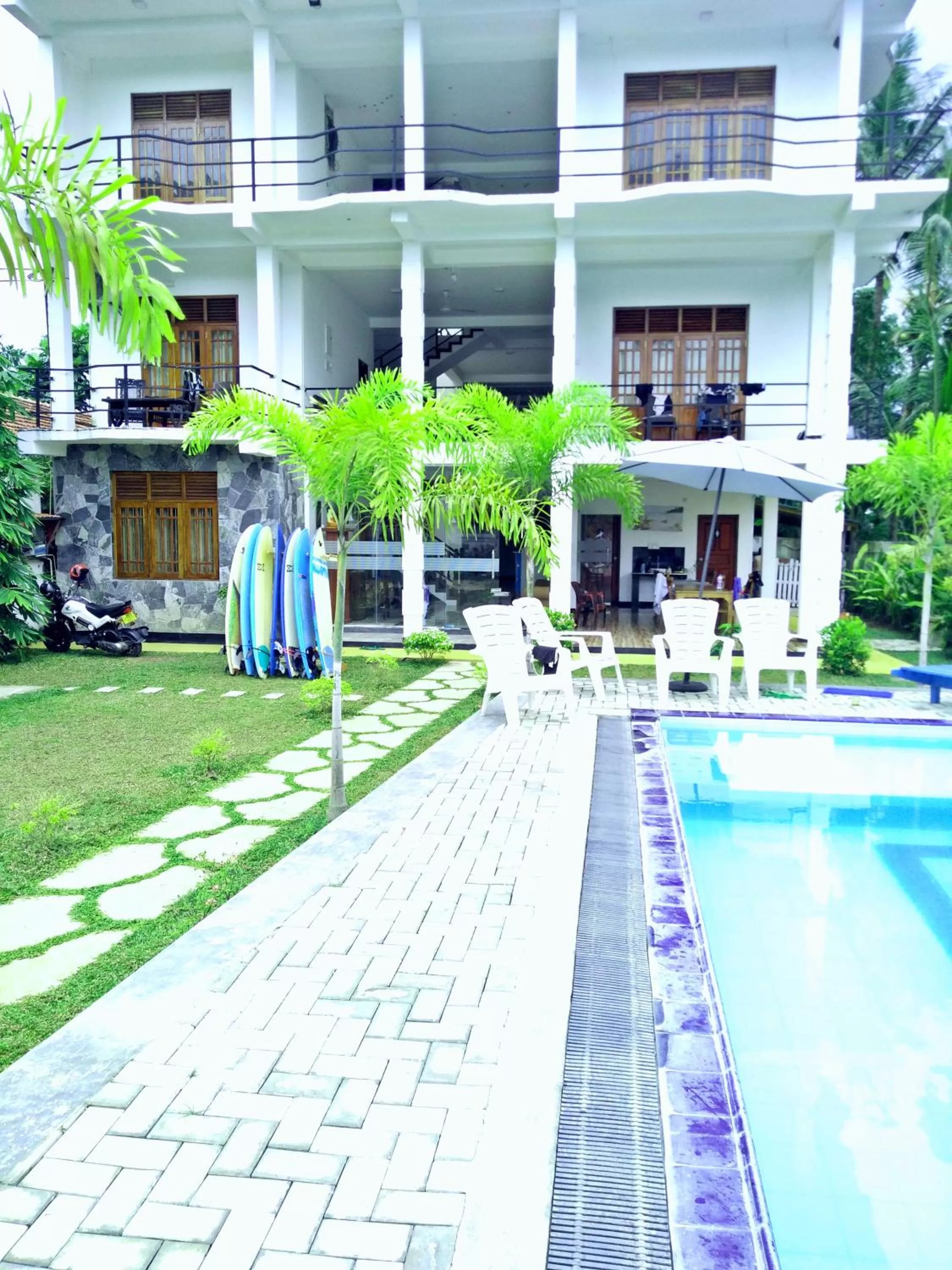 Windsurfing, Swimming Pool in Ocean Bay Surf Resort Weligama