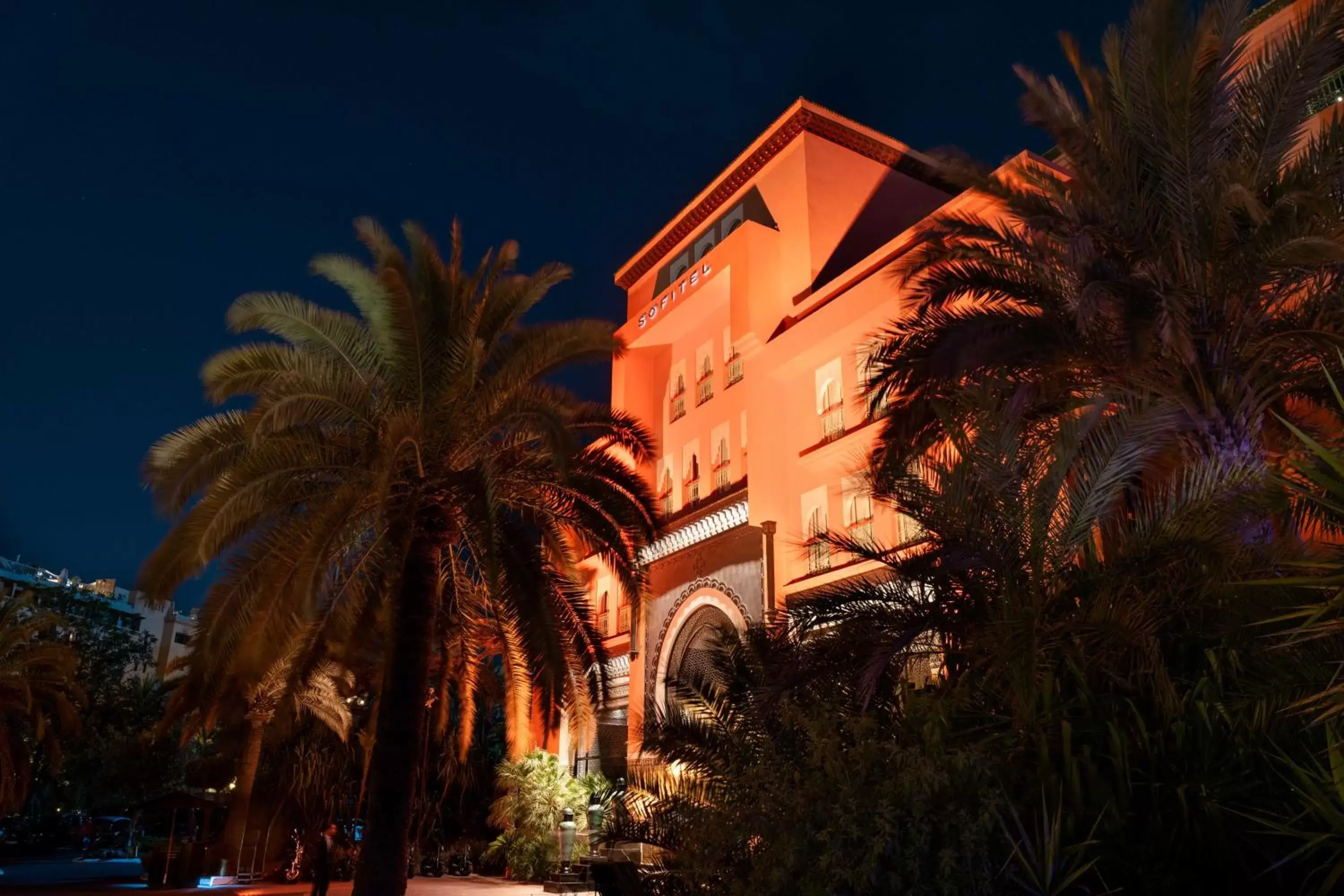 Facade/entrance, Property Building in Sofitel Marrakech Lounge and Spa