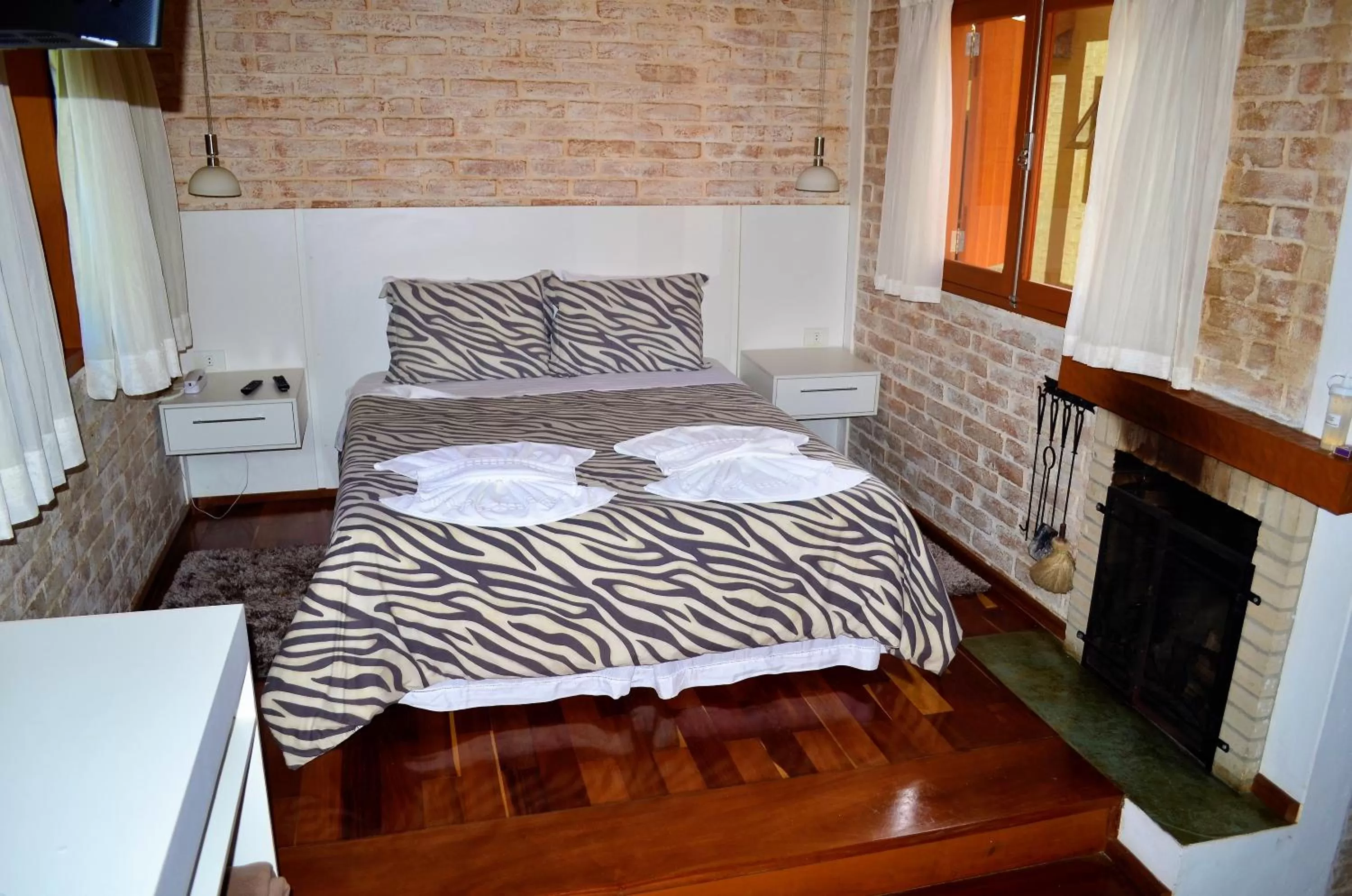 Bed in Pousada Toca Da Coruja