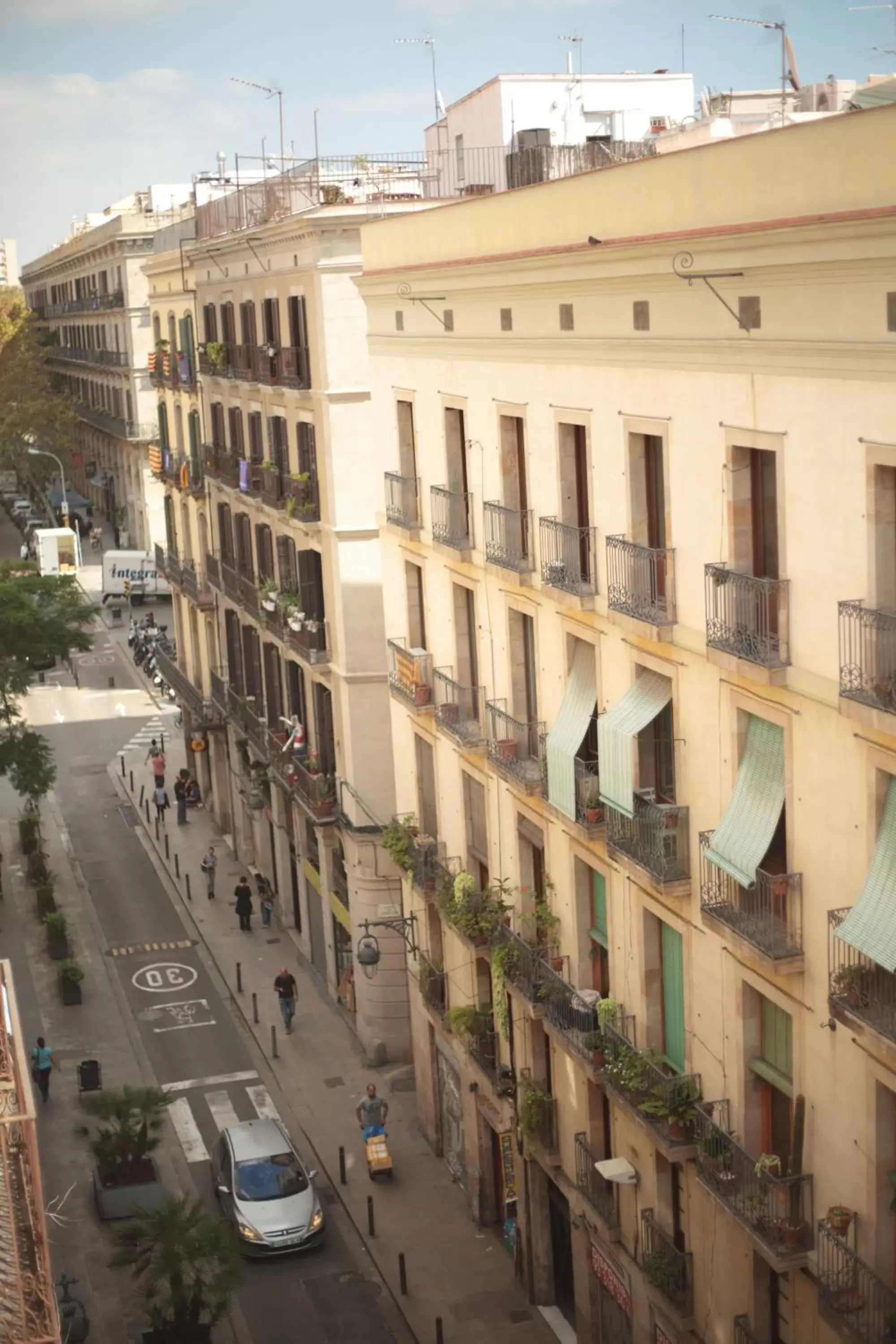 Street view in Ciutat de Barcelona