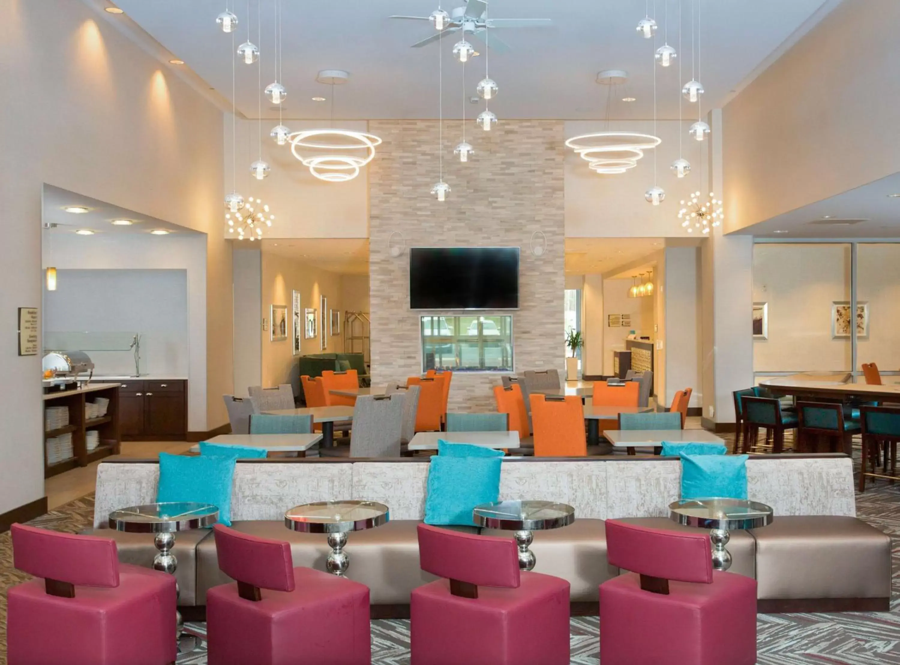 Lobby or reception, Restaurant/Places to Eat in Homewood Suites By Hilton Allentown Bethlehem Center Valley