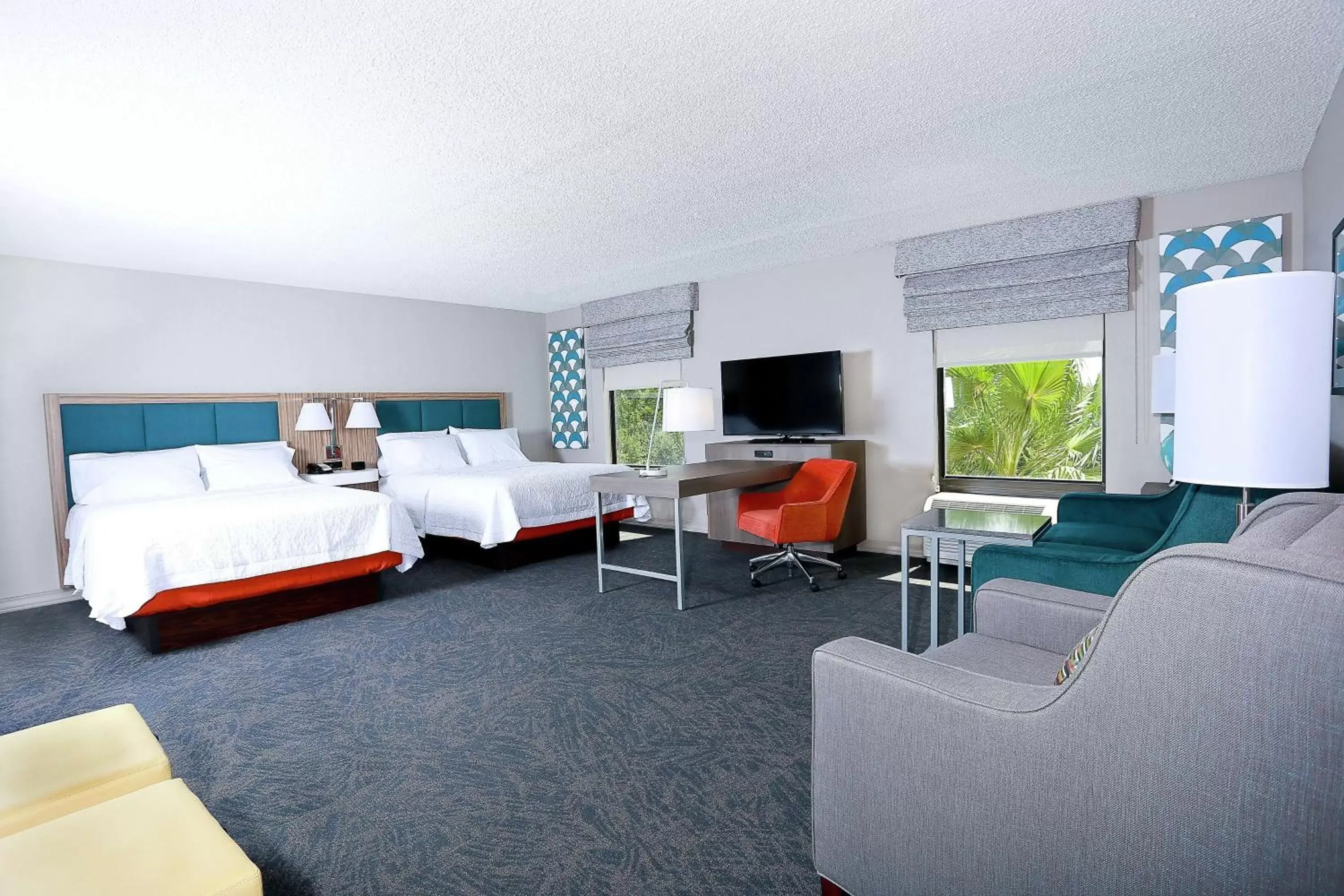 Bedroom in Hampton Inn & Suites Tampa-Wesley Chapel