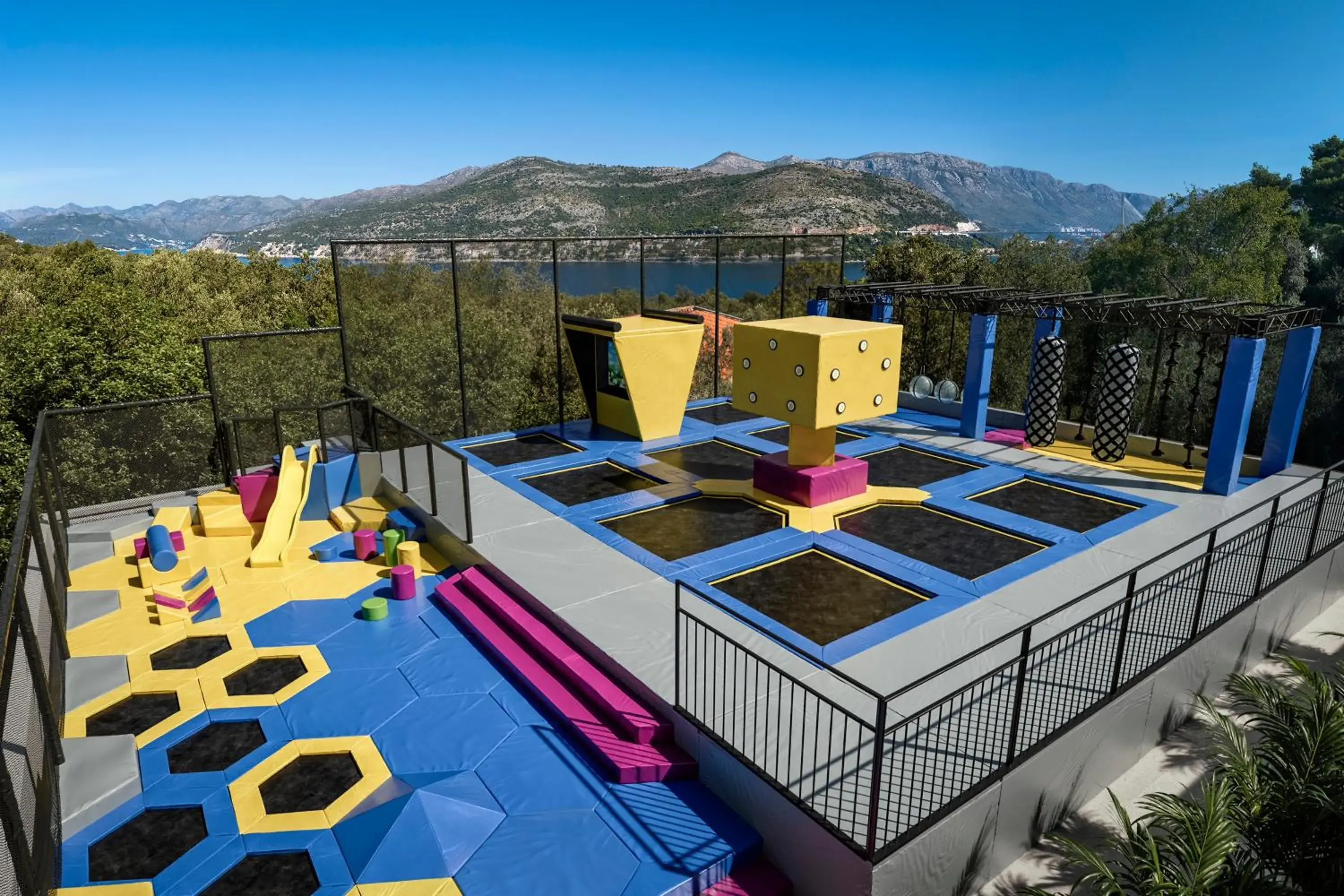 Children play ground in Club Dubrovnik Sunny Hotel by Valamar