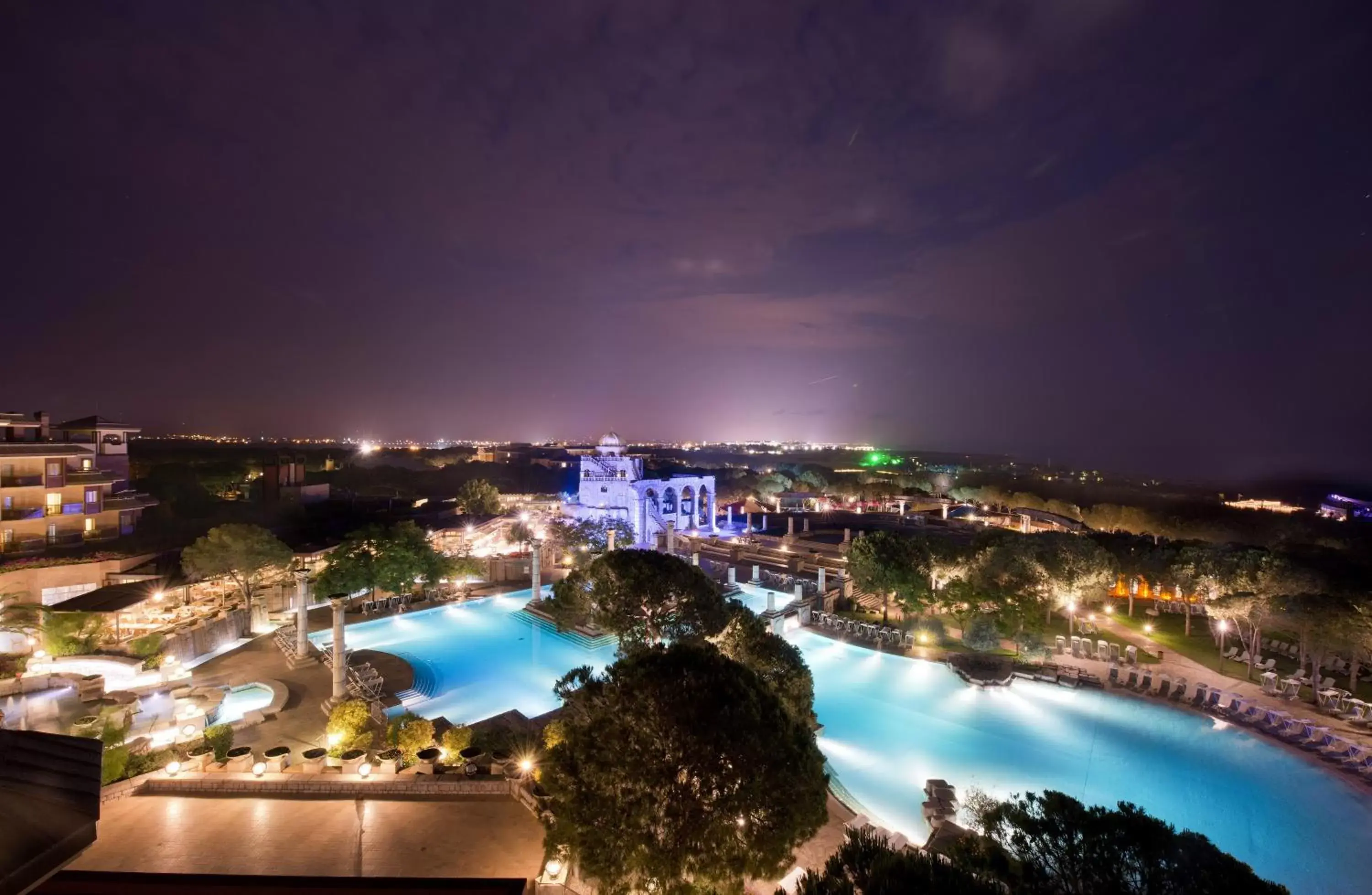 Night, Bird's-eye View in Xanadu Resort Hotel - High Class All Inclusive