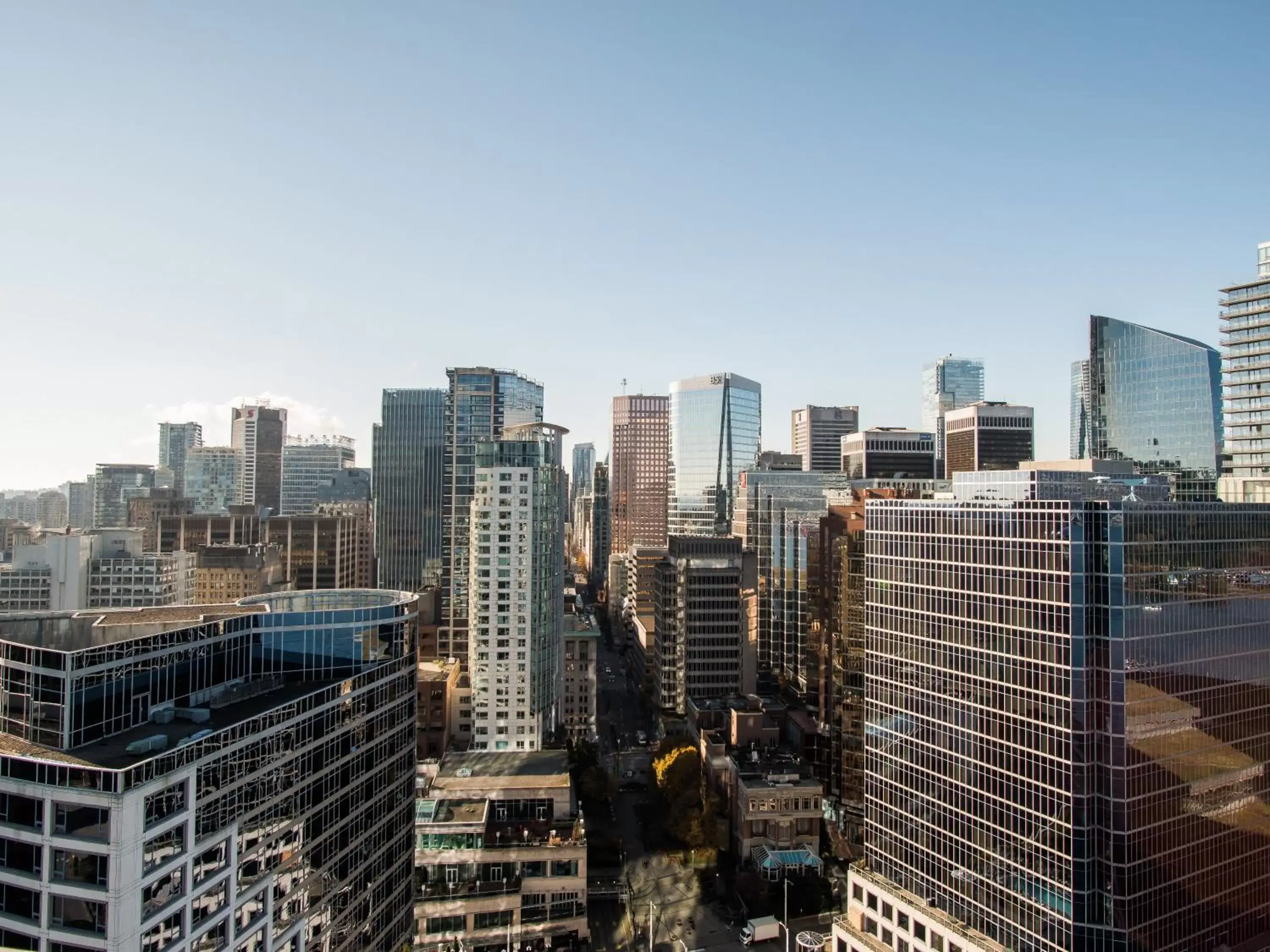 City view in Pan Pacific Vancouver