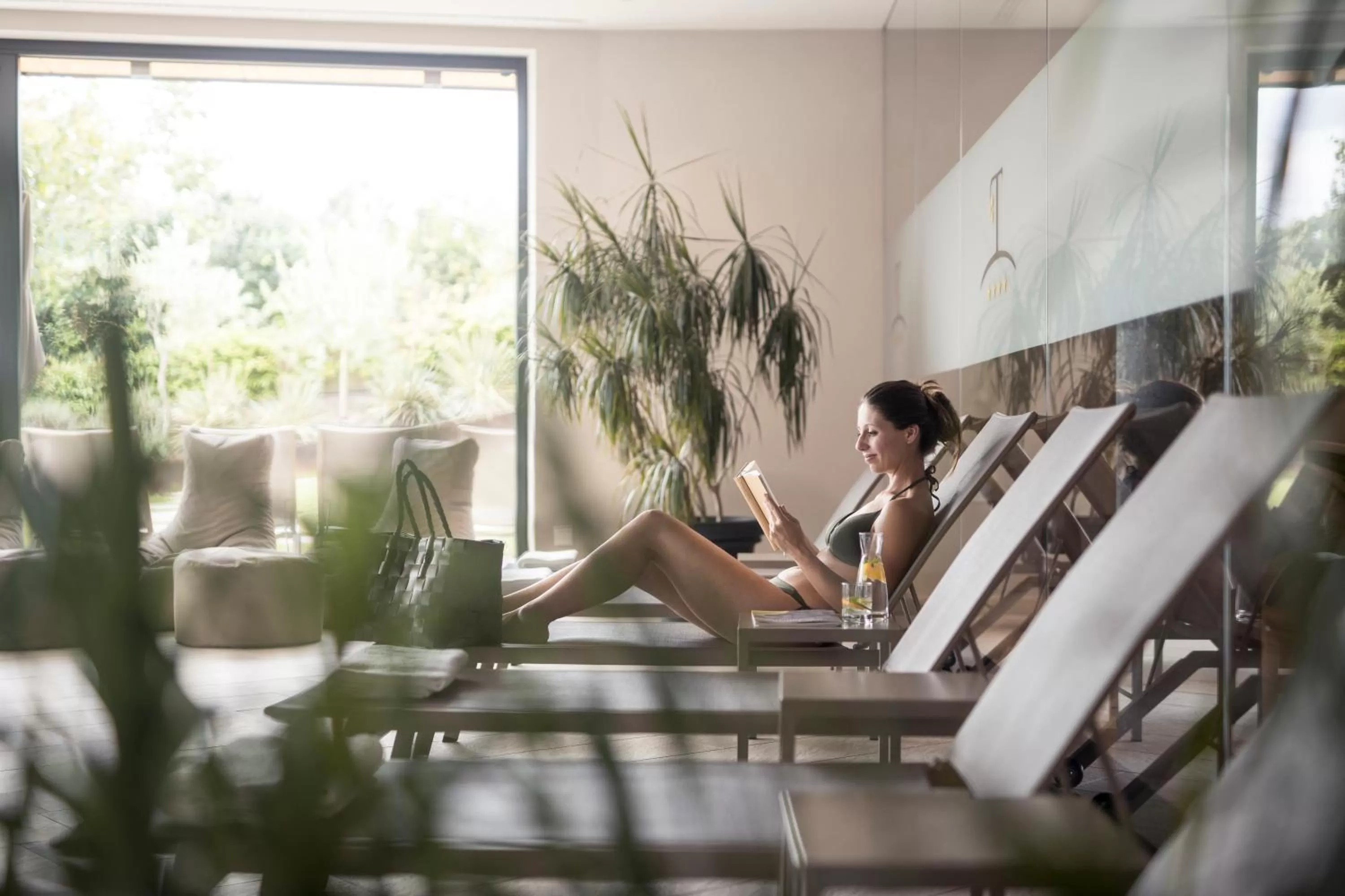 Swimming pool in Hotel Torgglhof