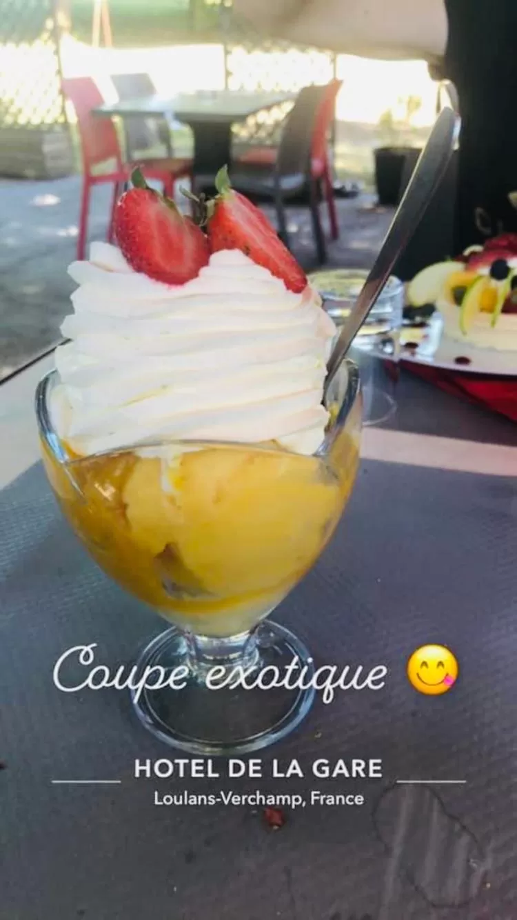 Restaurant/places to eat in hotel de la gare