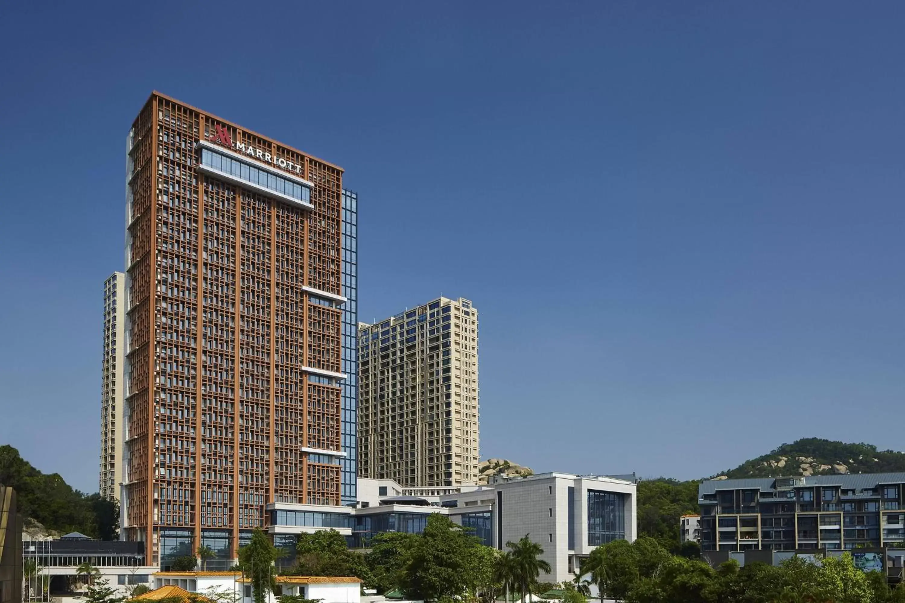 Property building in Zhuhai Marriott Hotel