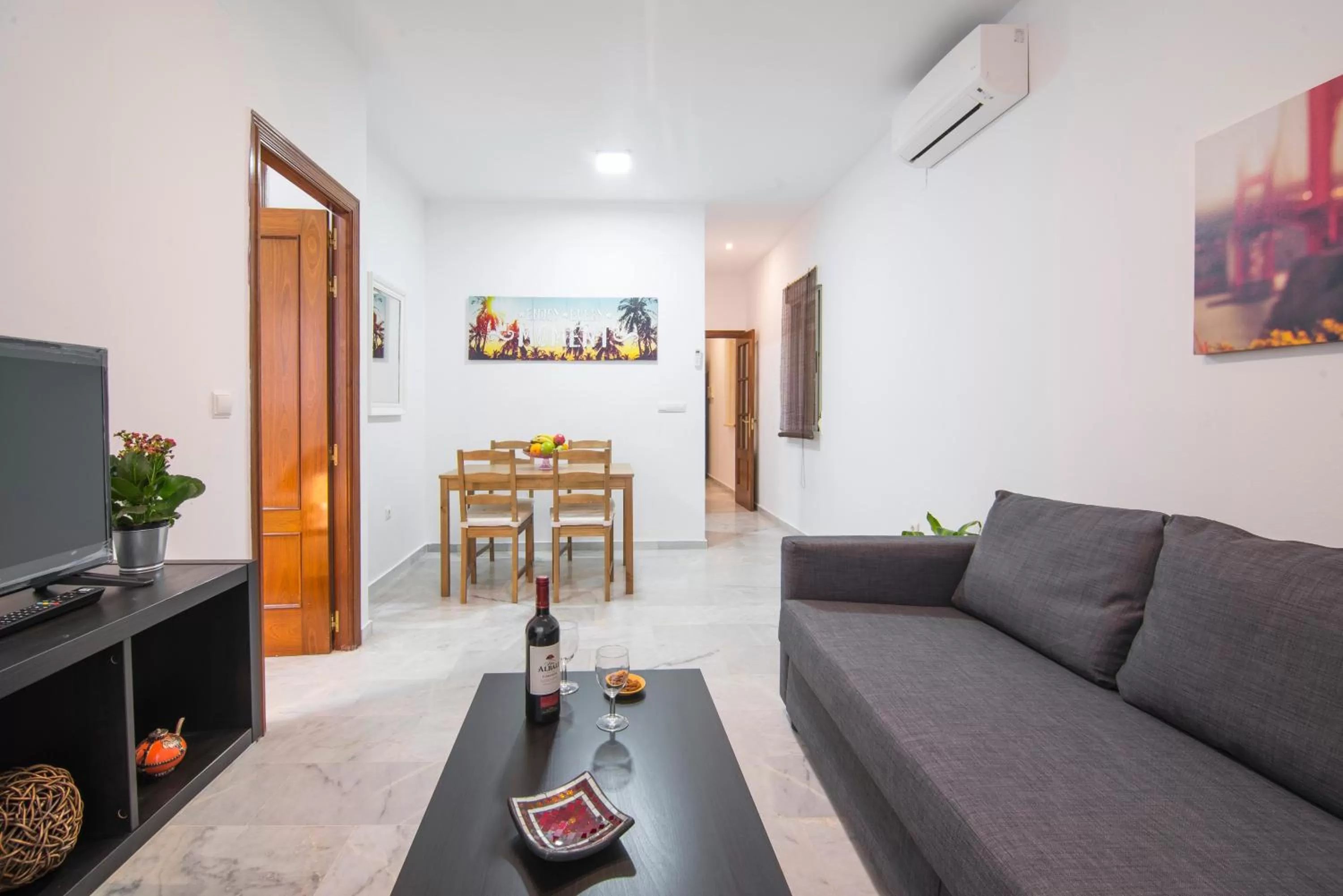 Living room in Apartamentos Granata