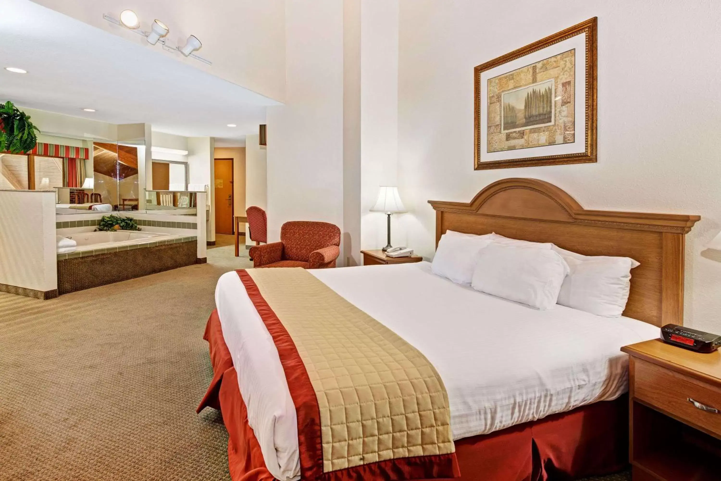 Photo of the whole room, Bed in Baymont by Wyndham Indianapolis